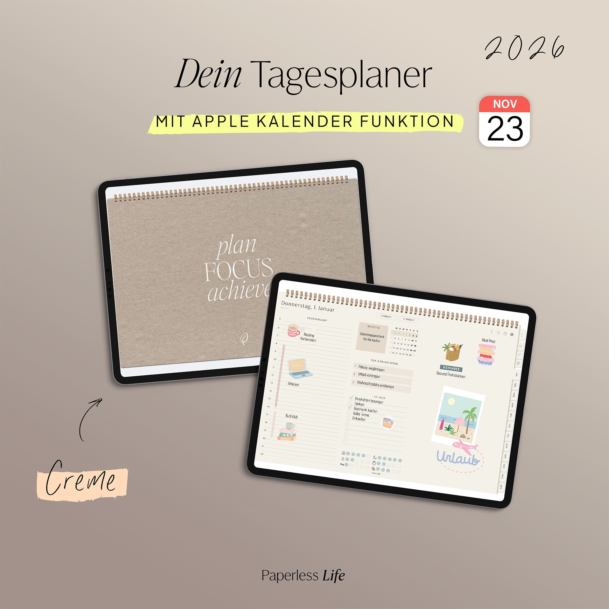 Digitaler Tagesplaner 2026 | Paperless Basics - Image 29