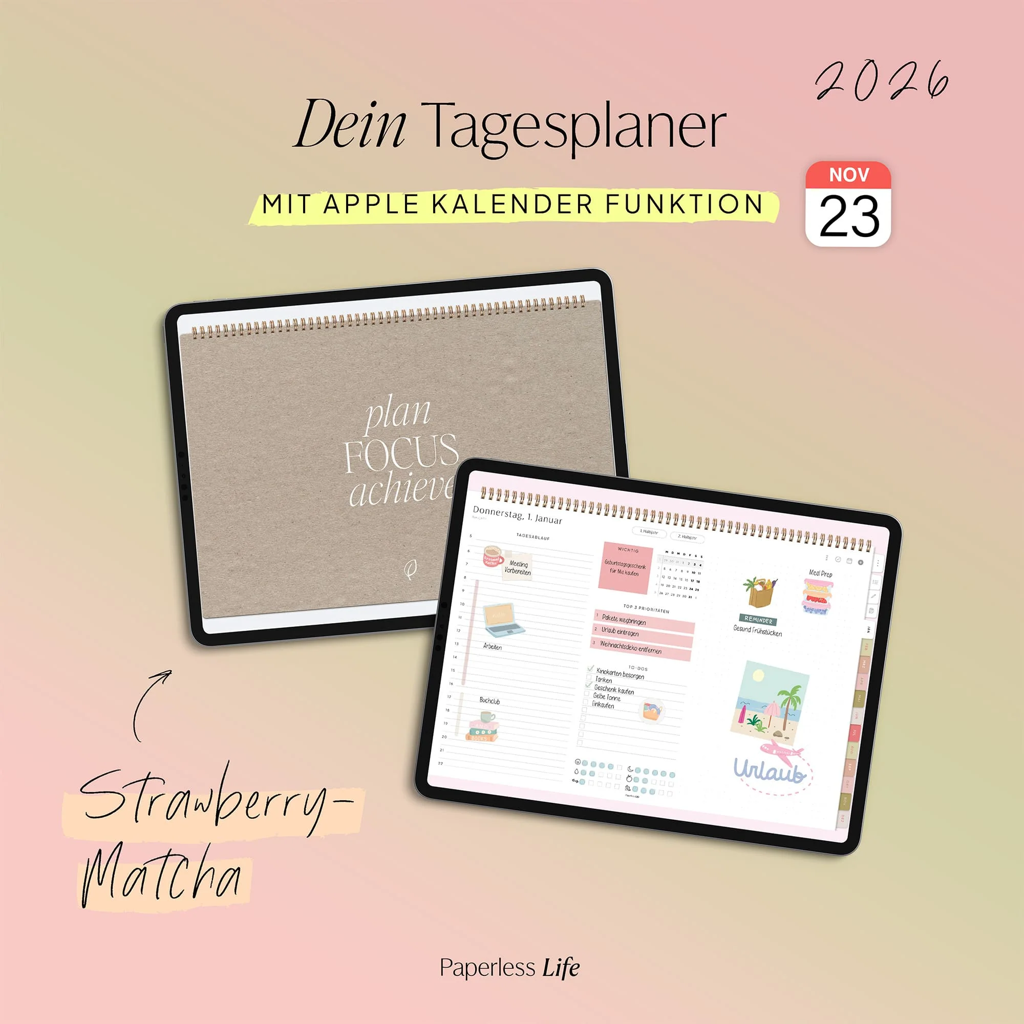Digitaler Tagesplaner 2026 | Paperless Basics - Image 3