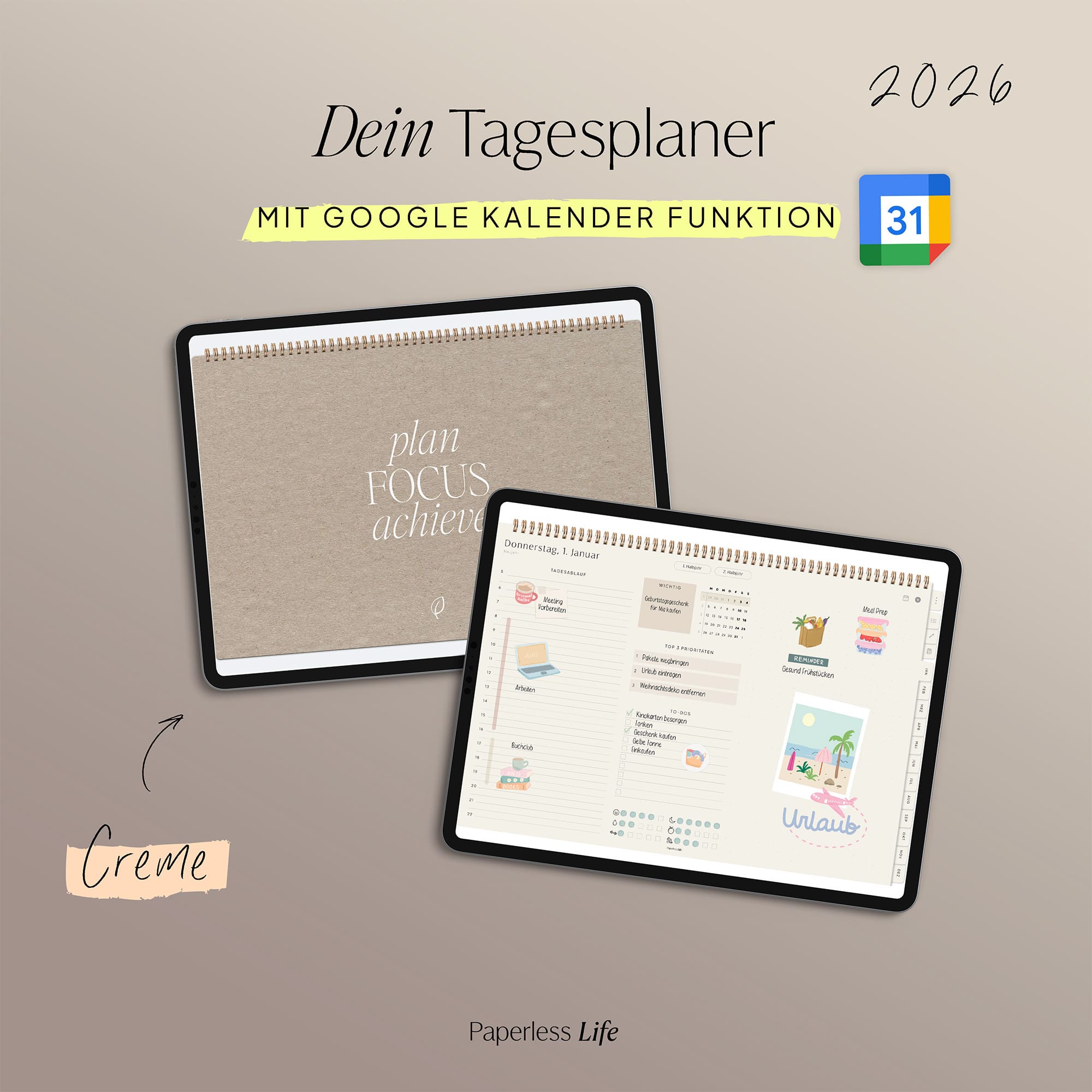 Digitaler Tagesplaner 2026 | Paperless Basics - Image 30