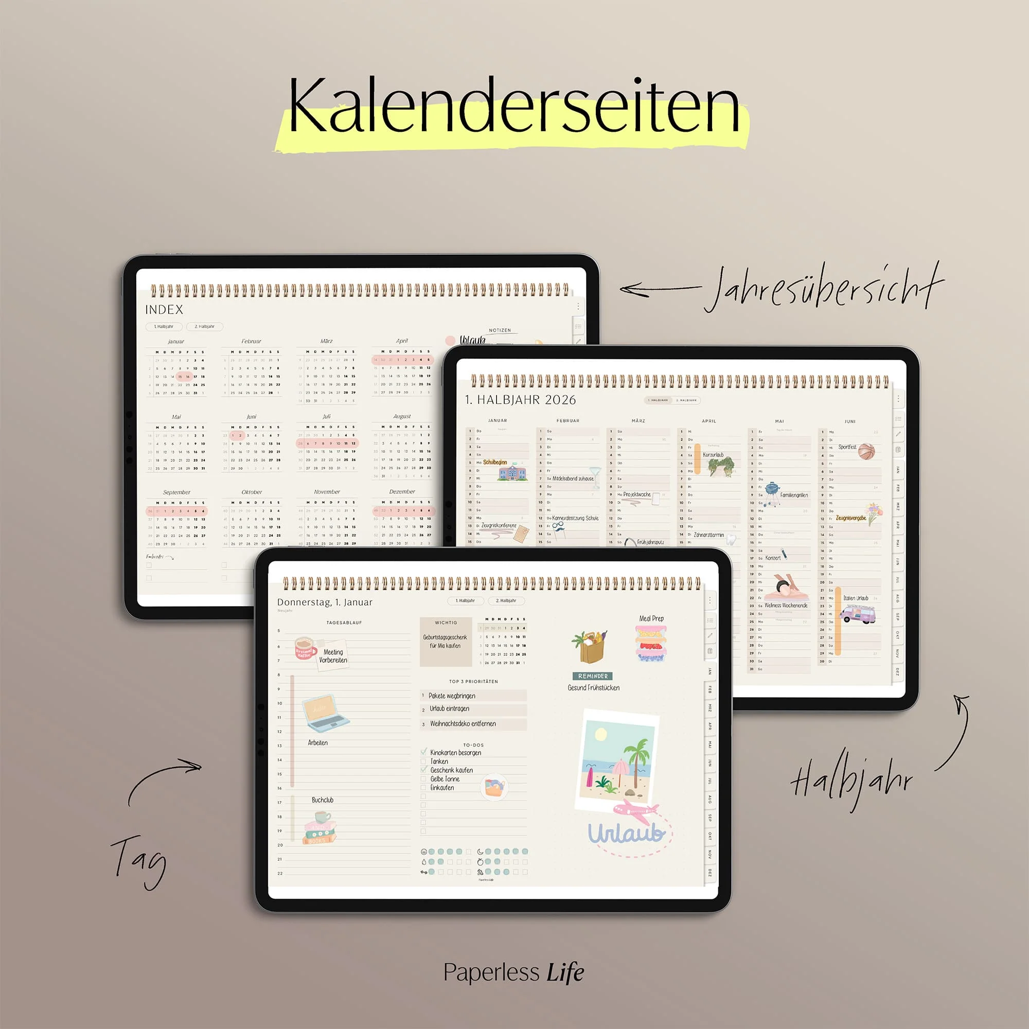 Digitaler Tagesplaner 2026 | Paperless Basics - Image 32