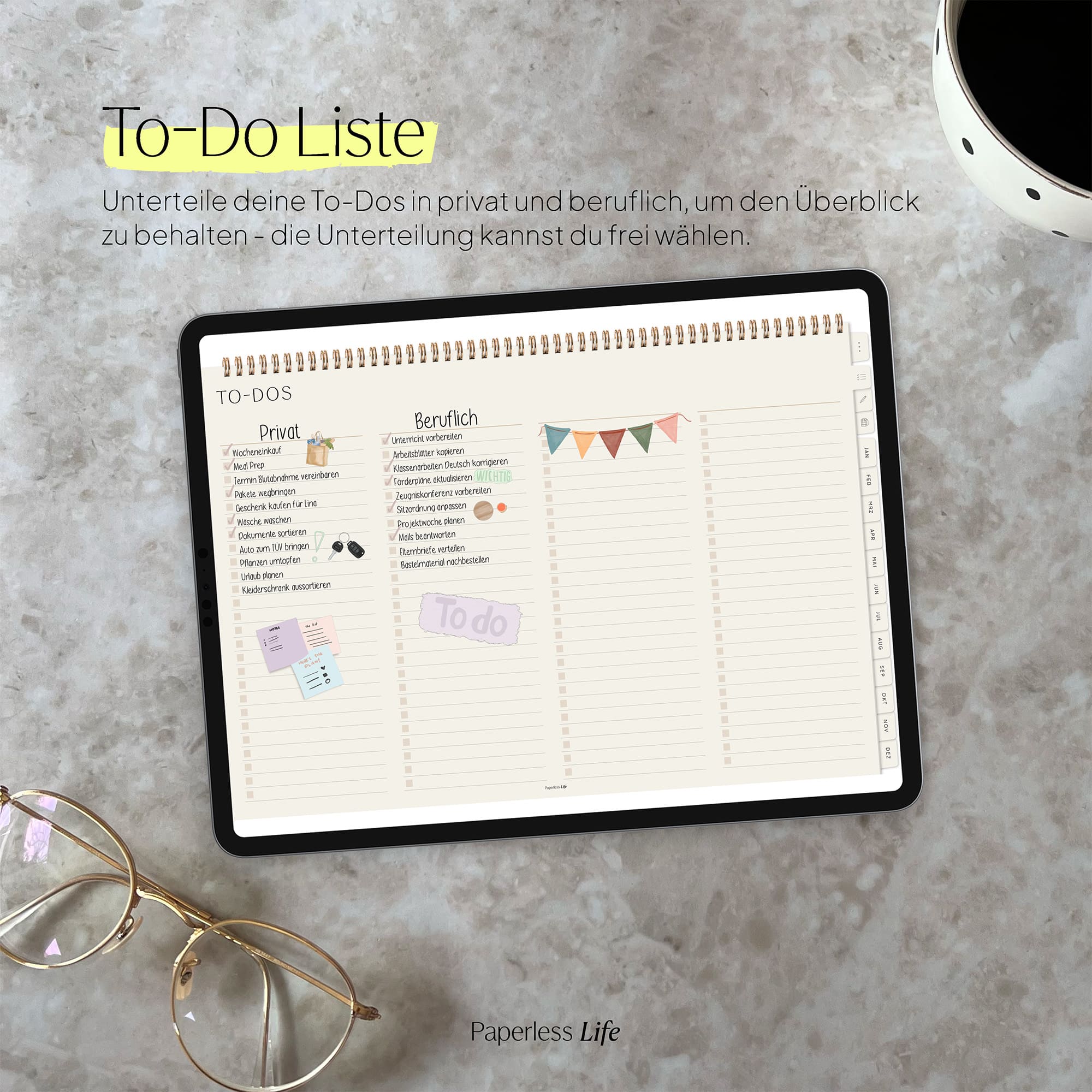 Digitaler Tagesplaner 2026 | Paperless Basics - Image 34