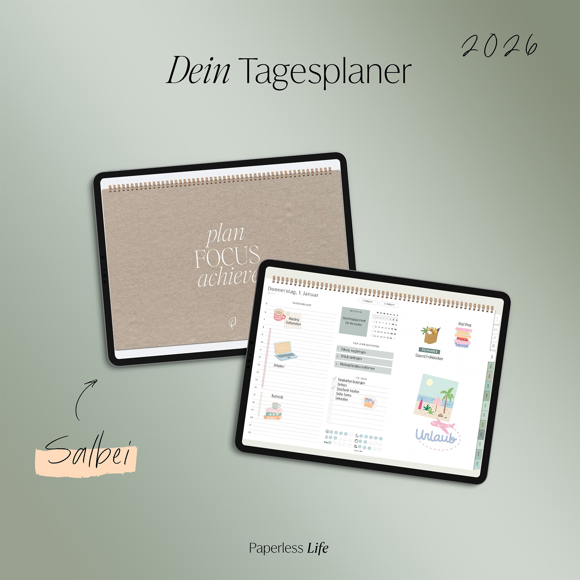 Digitaler Tagesplaner 2026 | Paperless Basics - Image 36