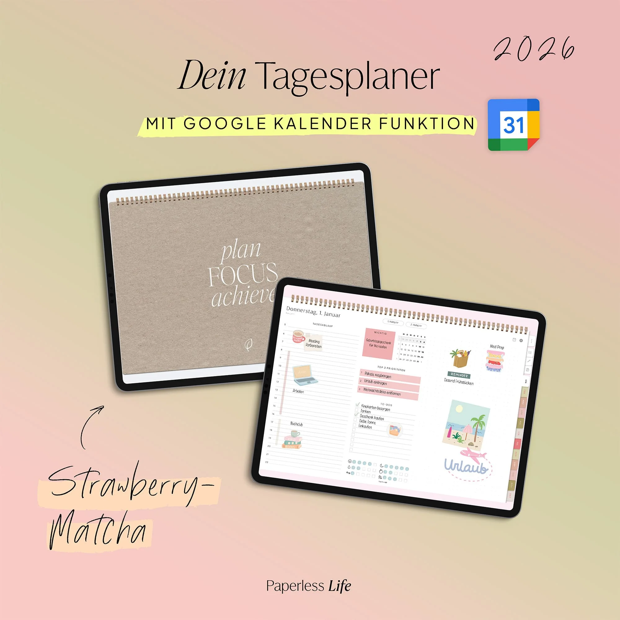 Digitaler Tagesplaner 2026 | Paperless Basics - Image 4