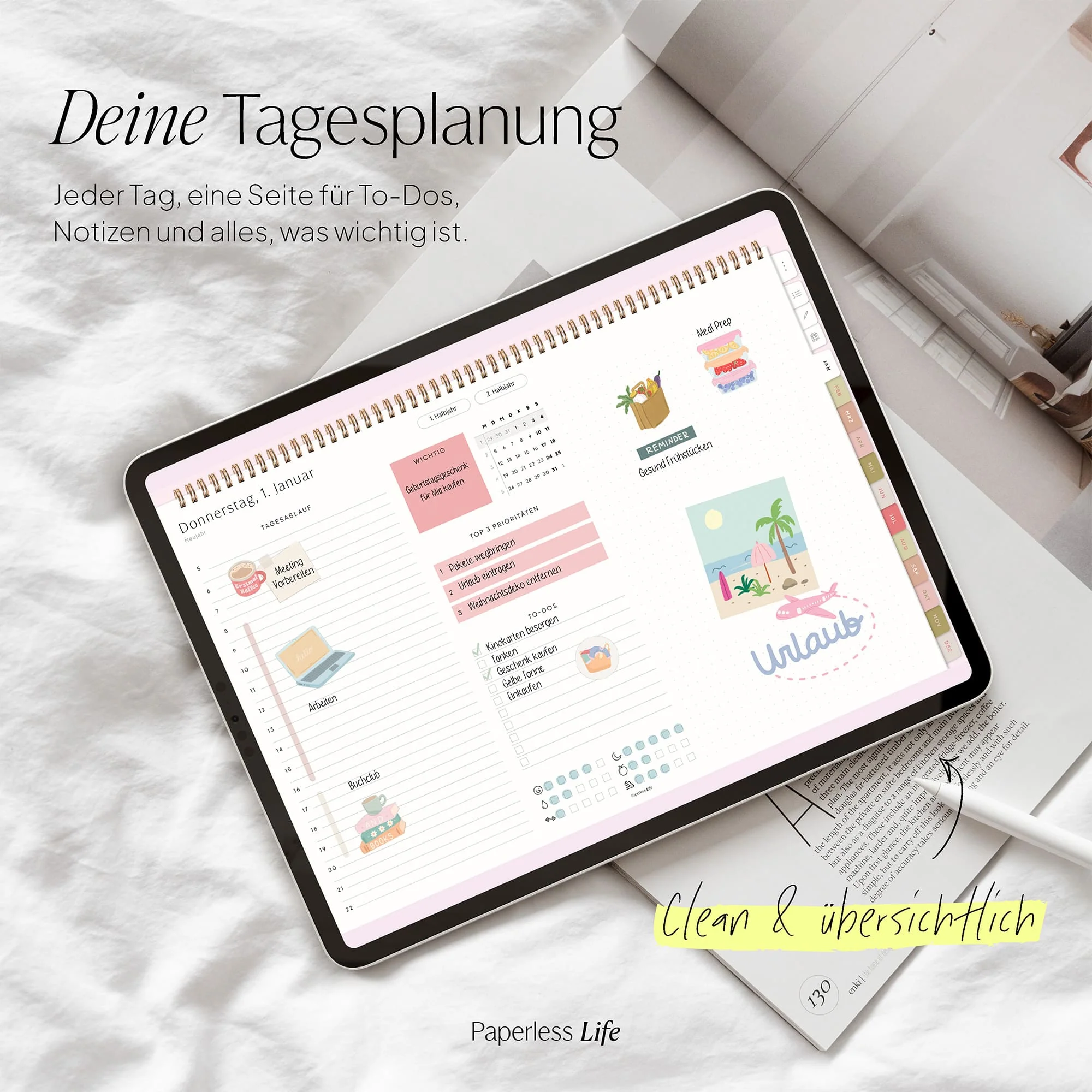 Digitaler Tagesplaner 2026 | Paperless Basics - Image 5