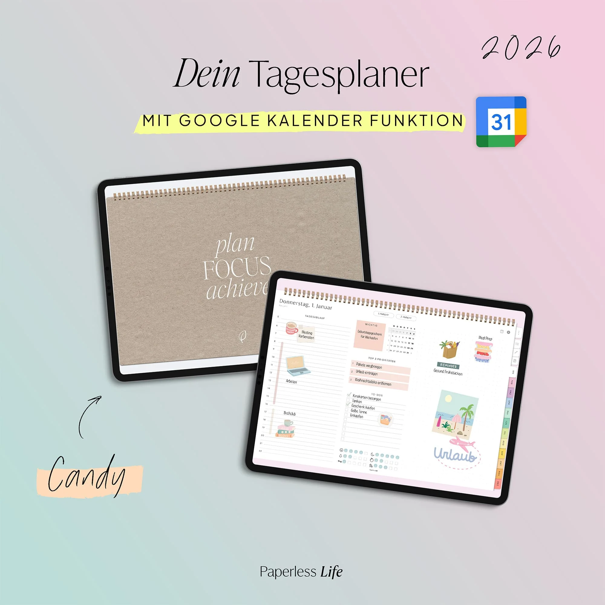 Digitaler Tagesplaner 2026 | Paperless Basics - Image 57