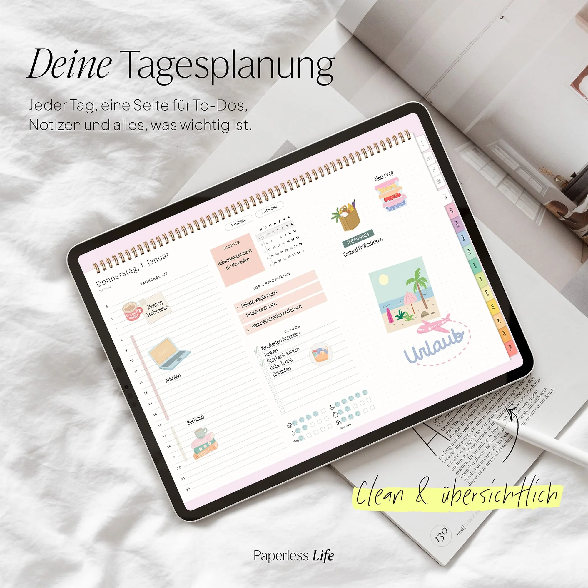 Digitaler Tagesplaner 2026 | Paperless Basics - Image 62
