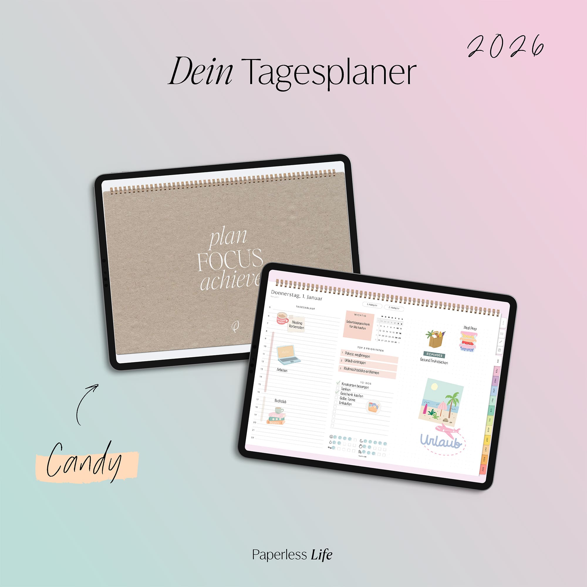 Digitaler Tagesplaner 2026 | Paperless Basics - Image 68