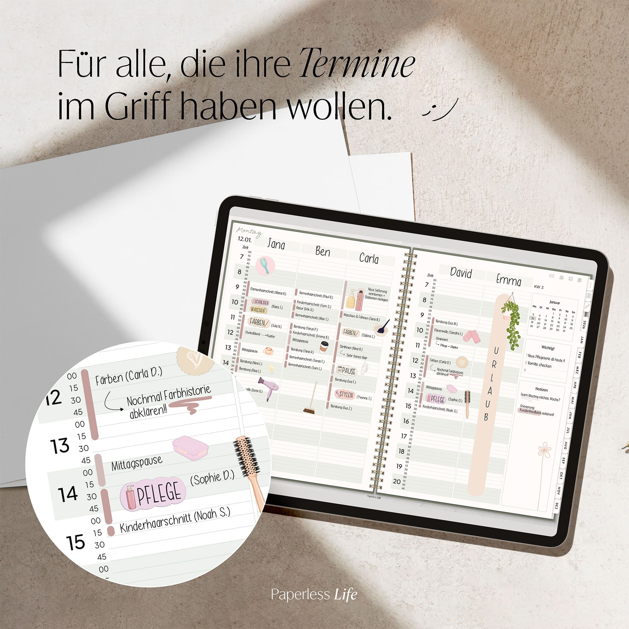 Digitaler Terminplaner 2026 | Für Solo-Selbstständige und kleine Teams - Image 27