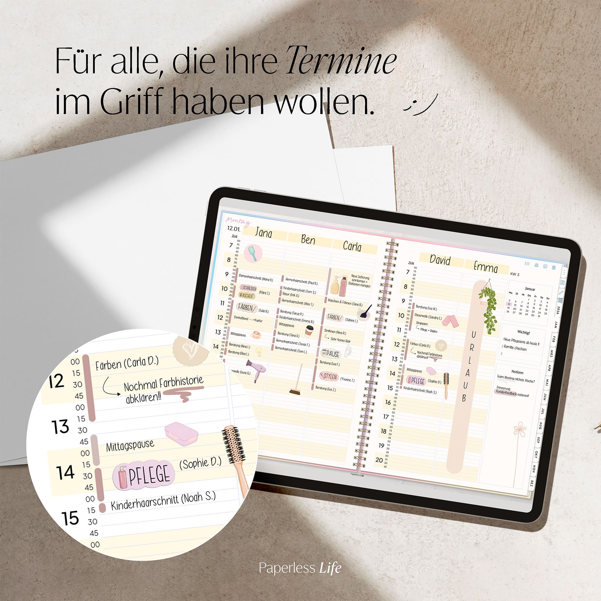 Digitaler Terminplaner 2026 | Für Solo-Selbstständige und kleine Teams - Image 37