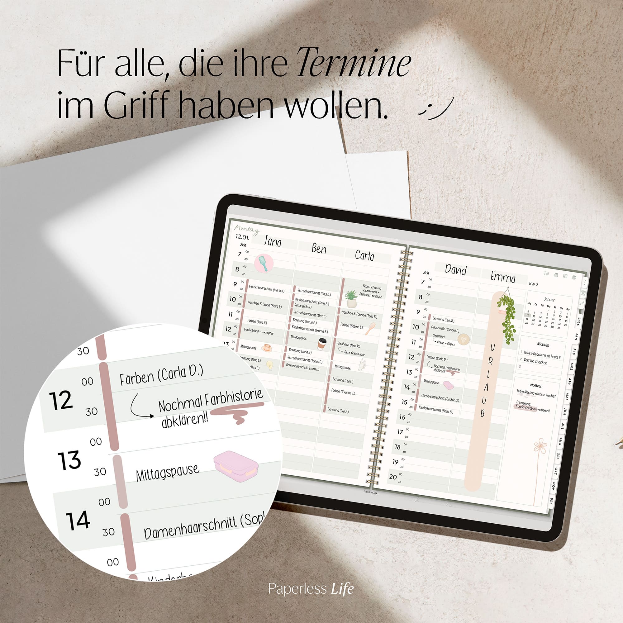 Digitaler Terminplaner 2026 | Für Solo-Selbstständige und kleine Teams - Image 45