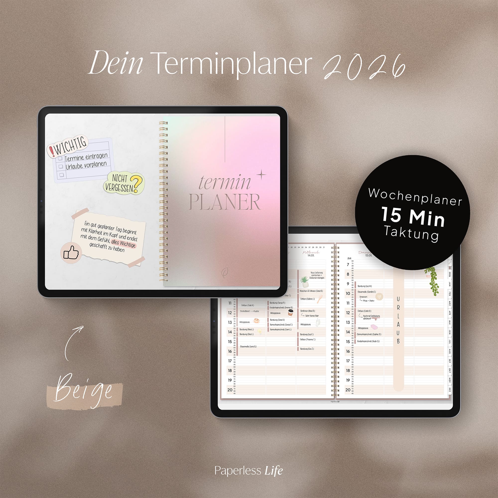 Digitaler Terminplaner 2026 | Für Solo-Selbstständige und kleine Teams - Image 58