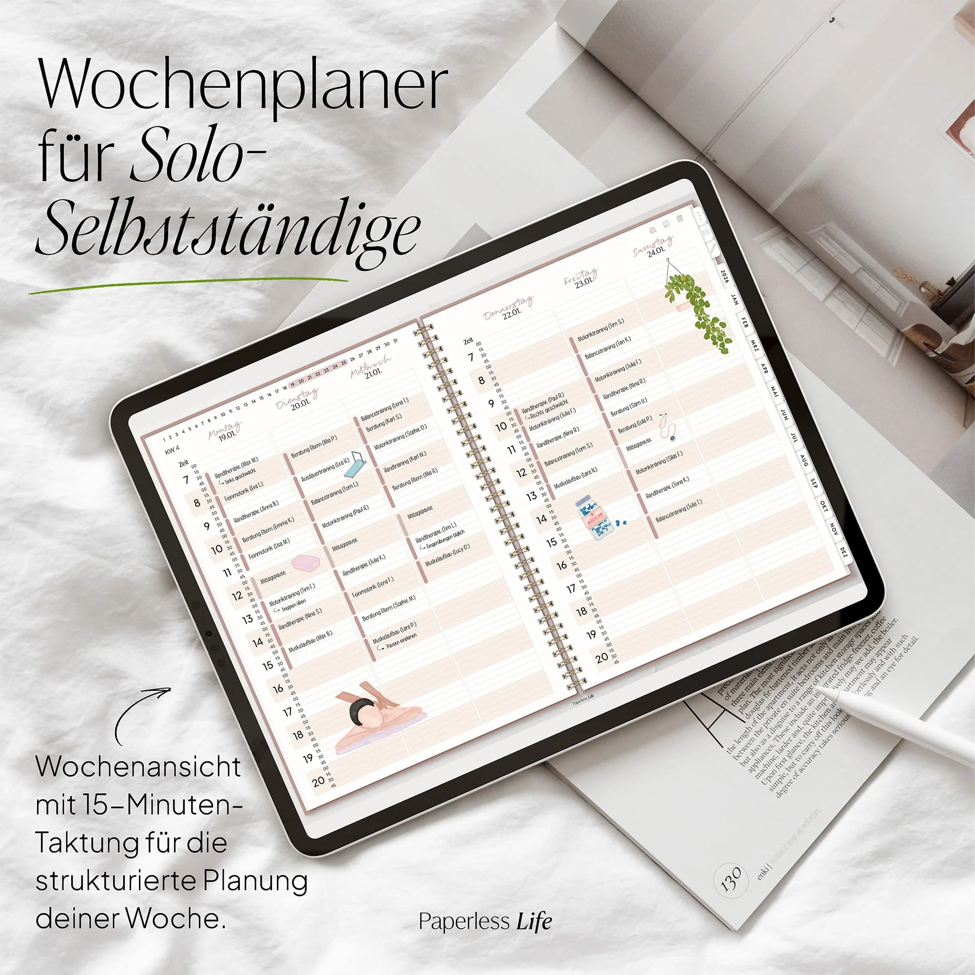 Digitaler Terminplaner 2026 | Für Solo-Selbstständige und kleine Teams - Image 59