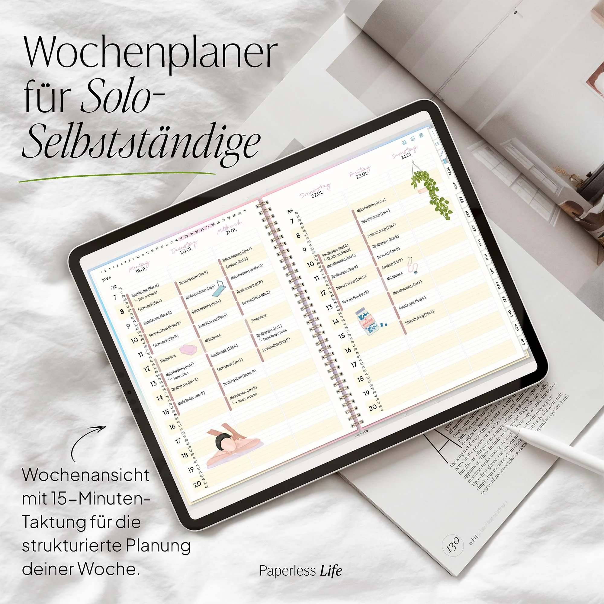 Digitaler Terminplaner 2026 | Für Solo-Selbstständige und kleine Teams - Image 75