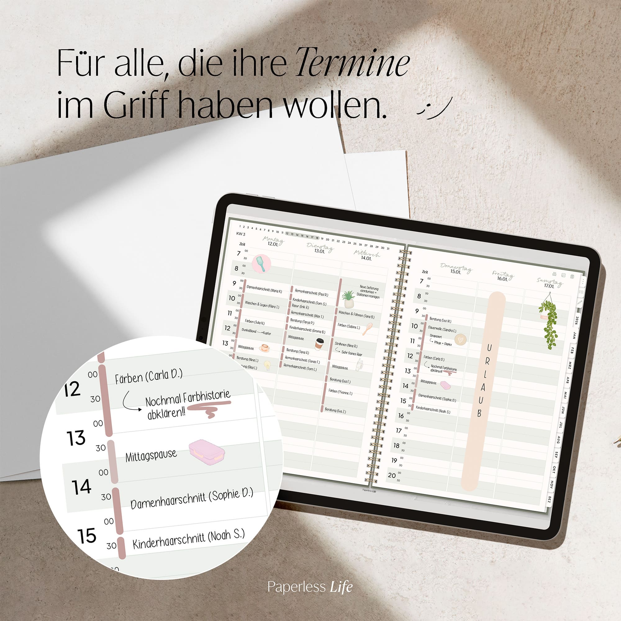 Digitaler Terminplaner 2026 | Für Solo-Selbstständige und kleine Teams - Image 91
