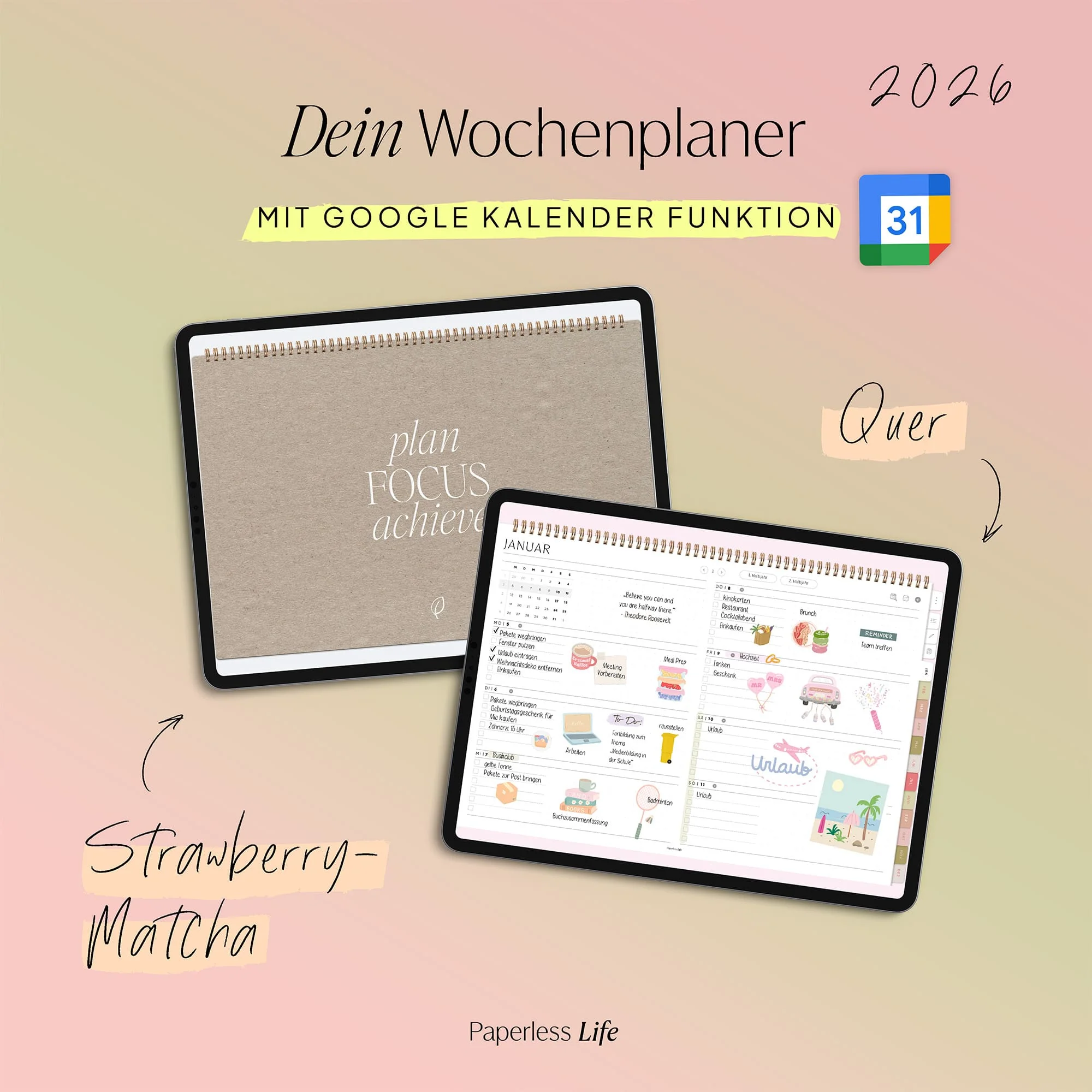 Digitaler Wochenplaner 2026 | Paperless Basics - Image 11