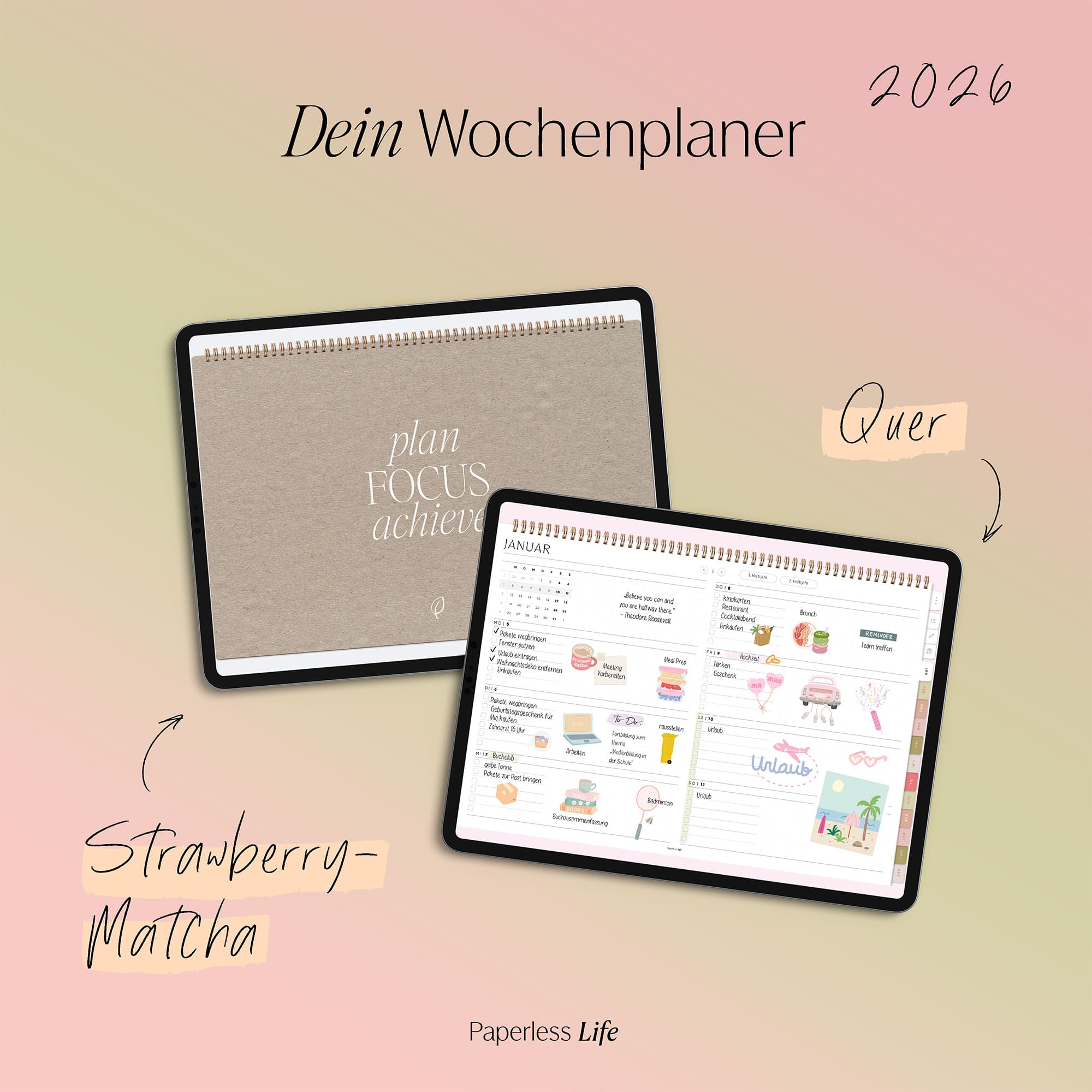 Digitaler Wochenplaner 2026 | Paperless Basics - Image 12