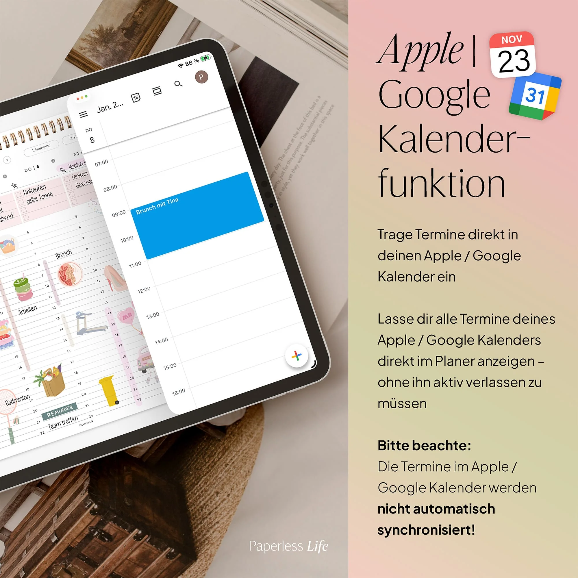 Digitaler Wochenplaner 2026 | Paperless Basics - Image 22
