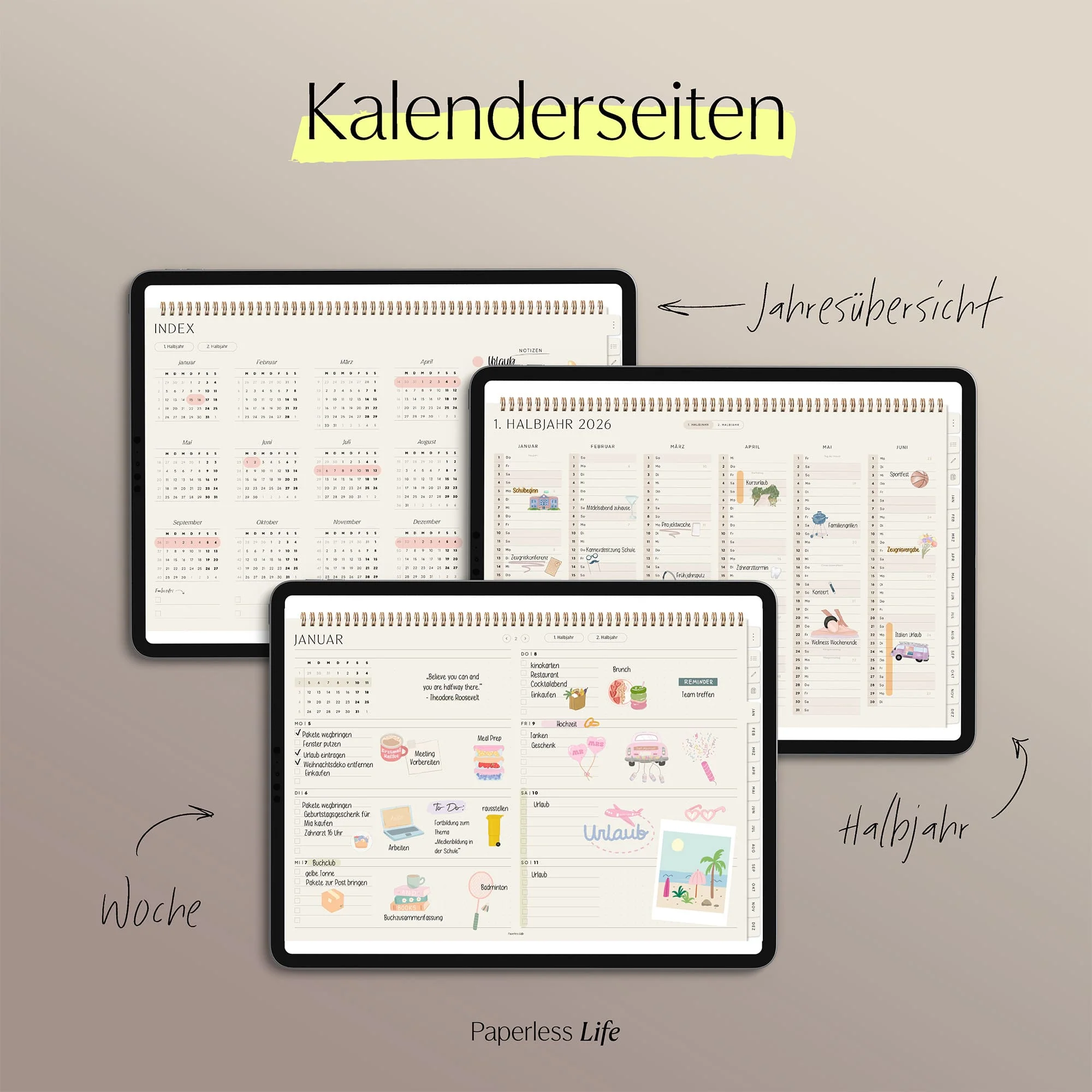Digitaler Wochenplaner 2026 | Paperless Basics - Image 39