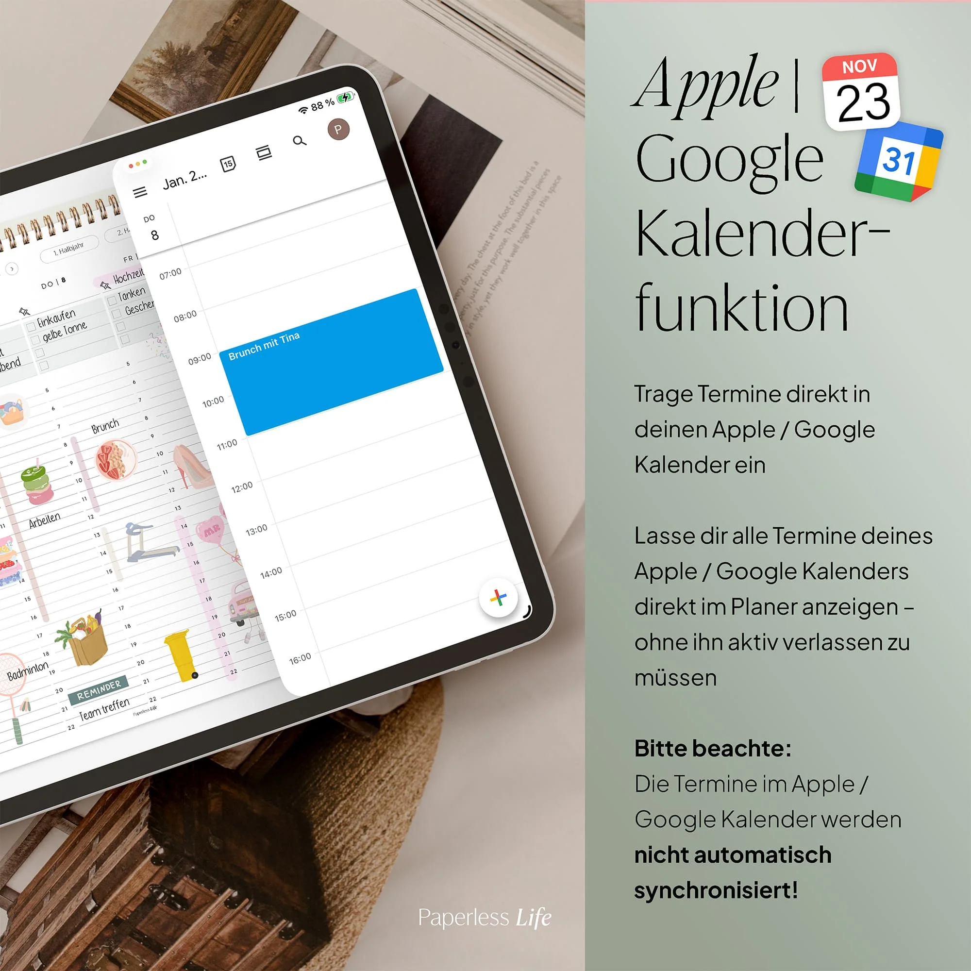 Digitaler Wochenplaner 2026 | Paperless Basics - Image 49