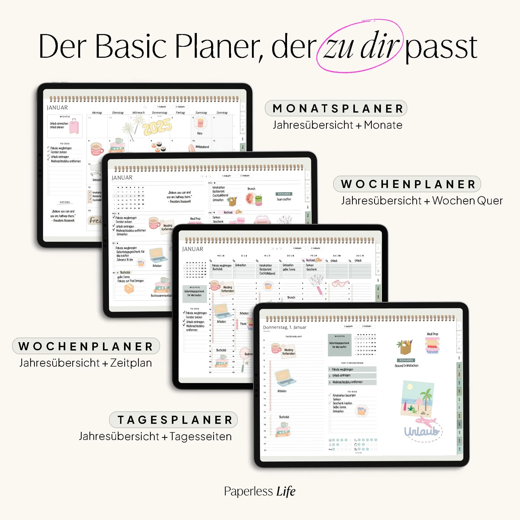 Digitaler Wochenplaner 2026 | Paperless Basics - Image 88