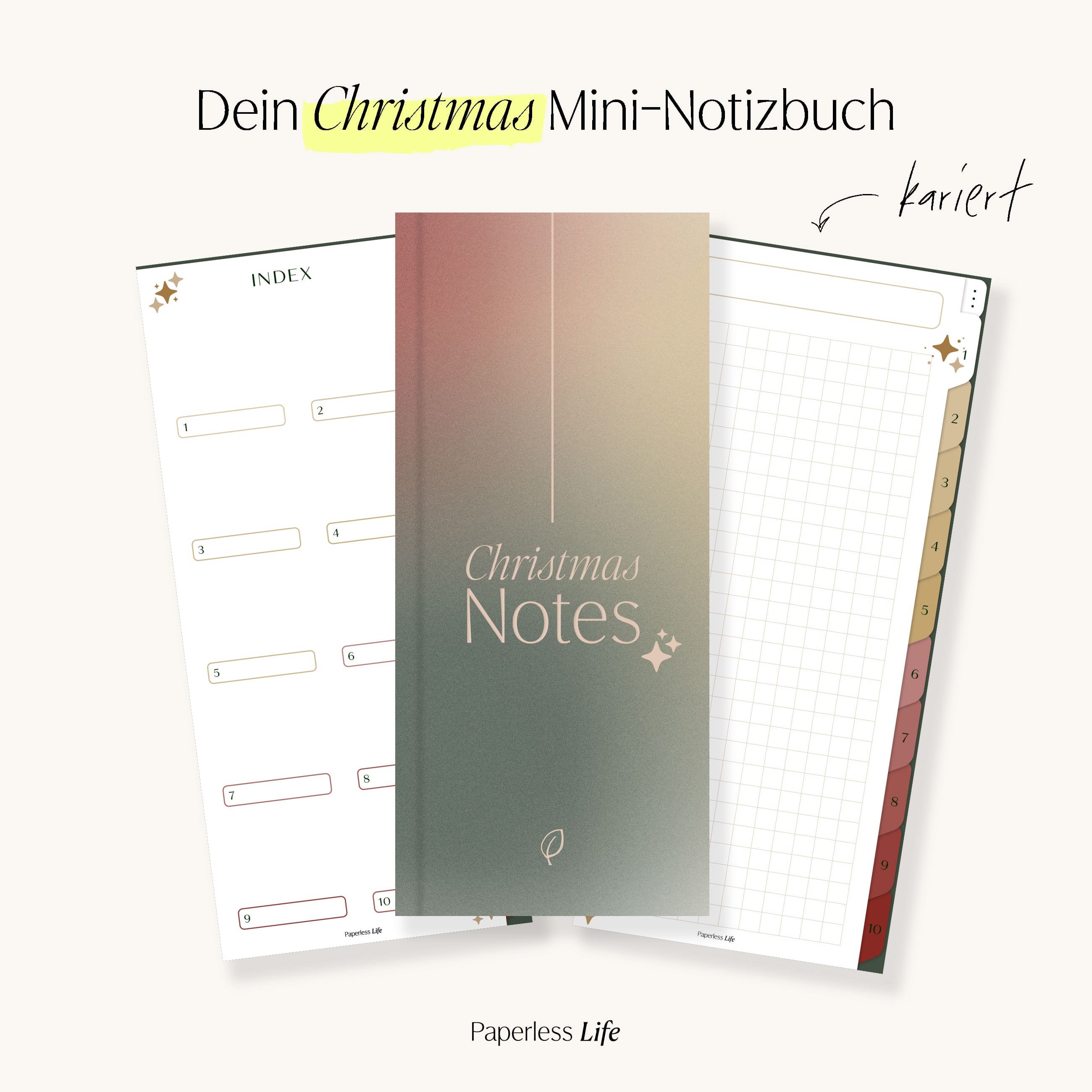 Digitales Christmas Notizbuch für den Split View | Optimiert für Goodnotes - Image 10
