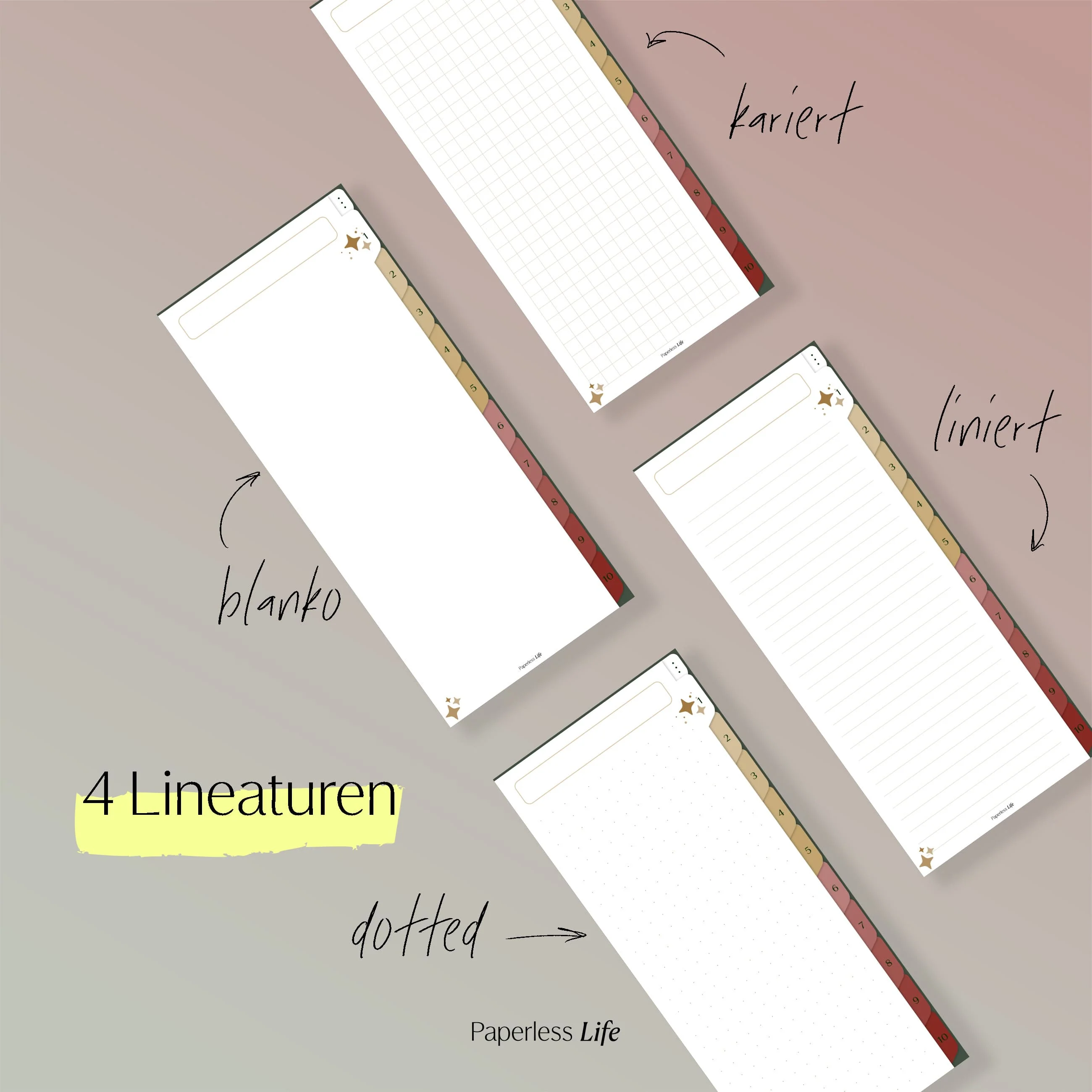Digitales Christmas Notizbuch für den Split View | Optimiert für Goodnotes - Image 3