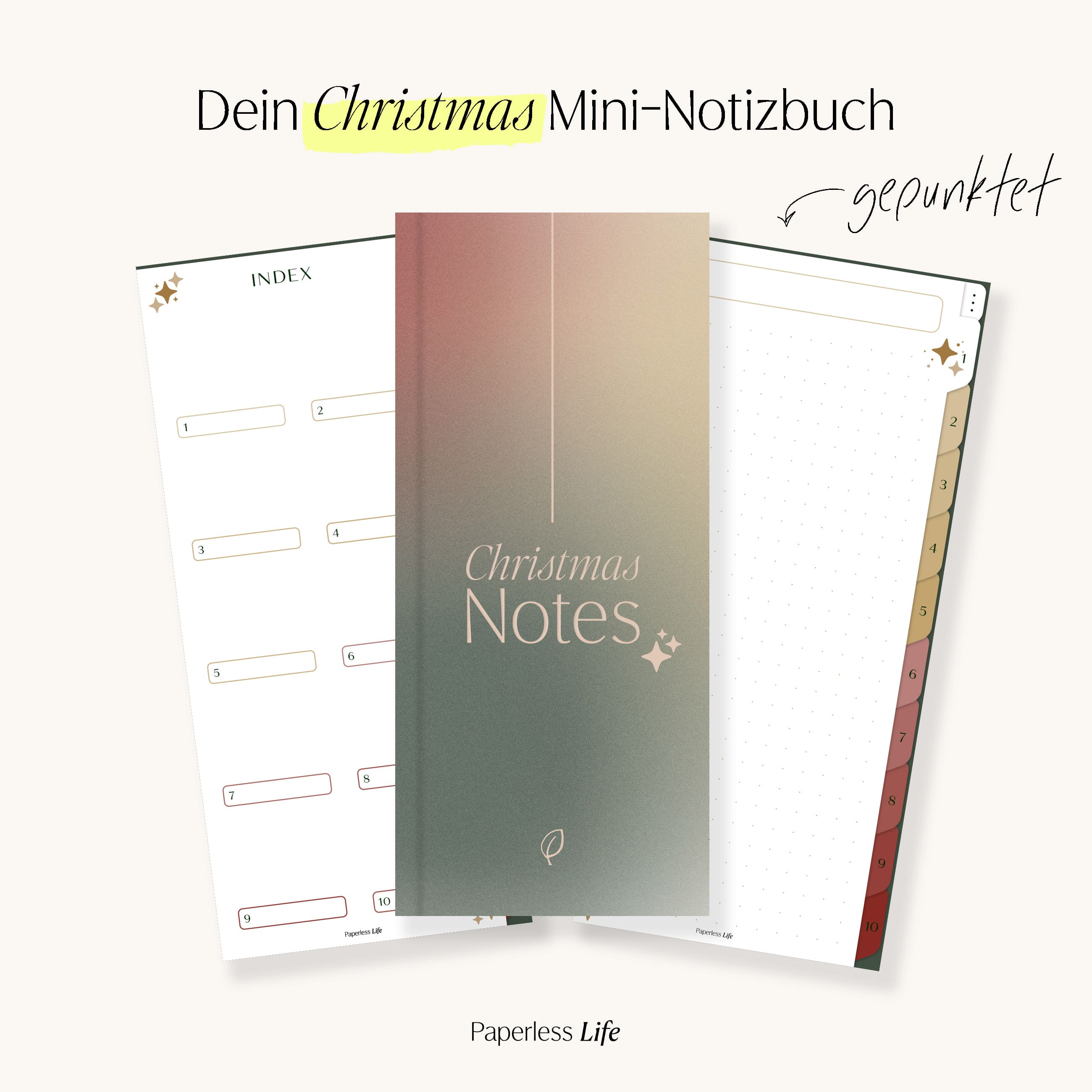 Digitales Christmas Notizbuch für den Split View | Optimiert für Goodnotes - Image 9