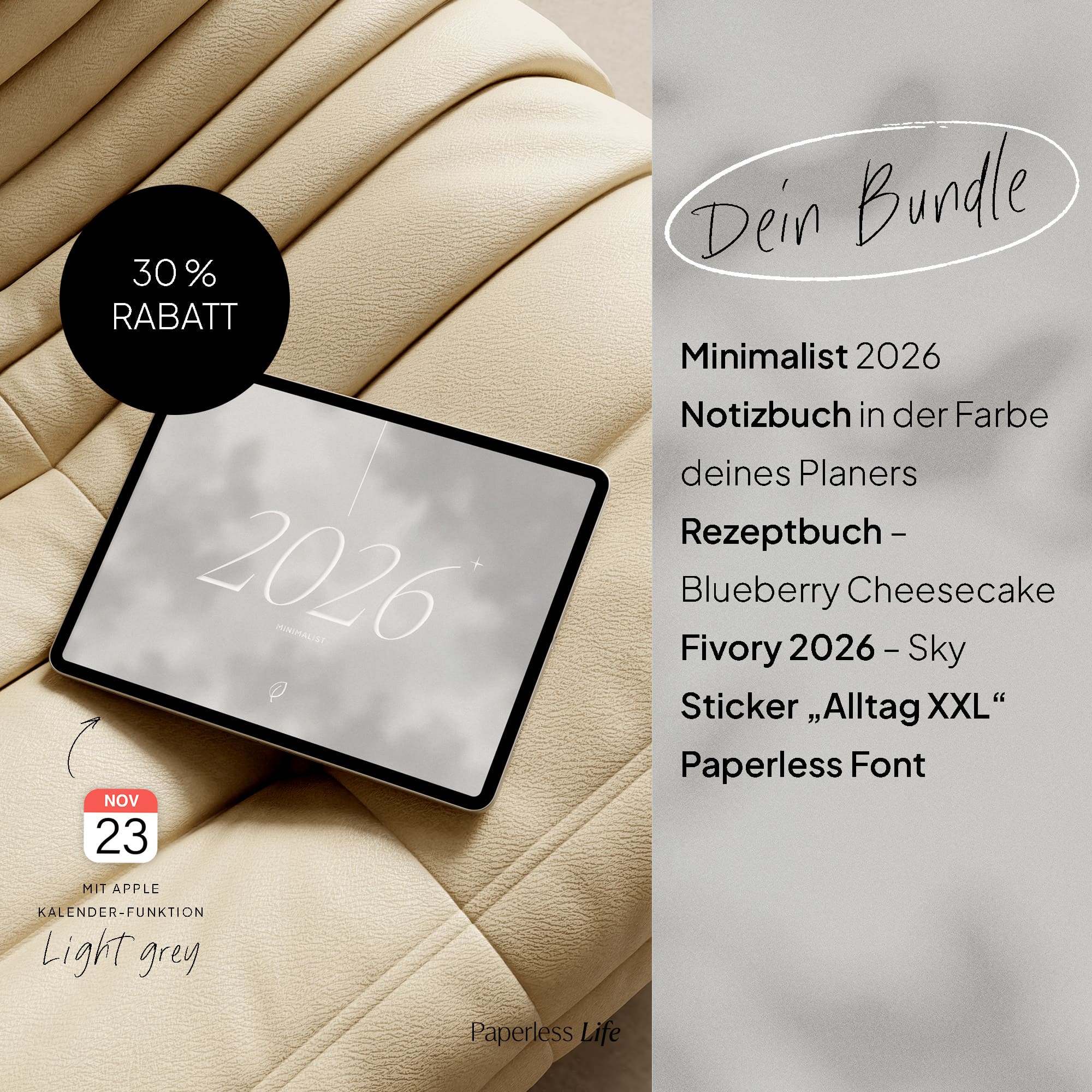 Digitales Expert-Bundle 2026 | Minimalist [nur für Apple] - Image 36