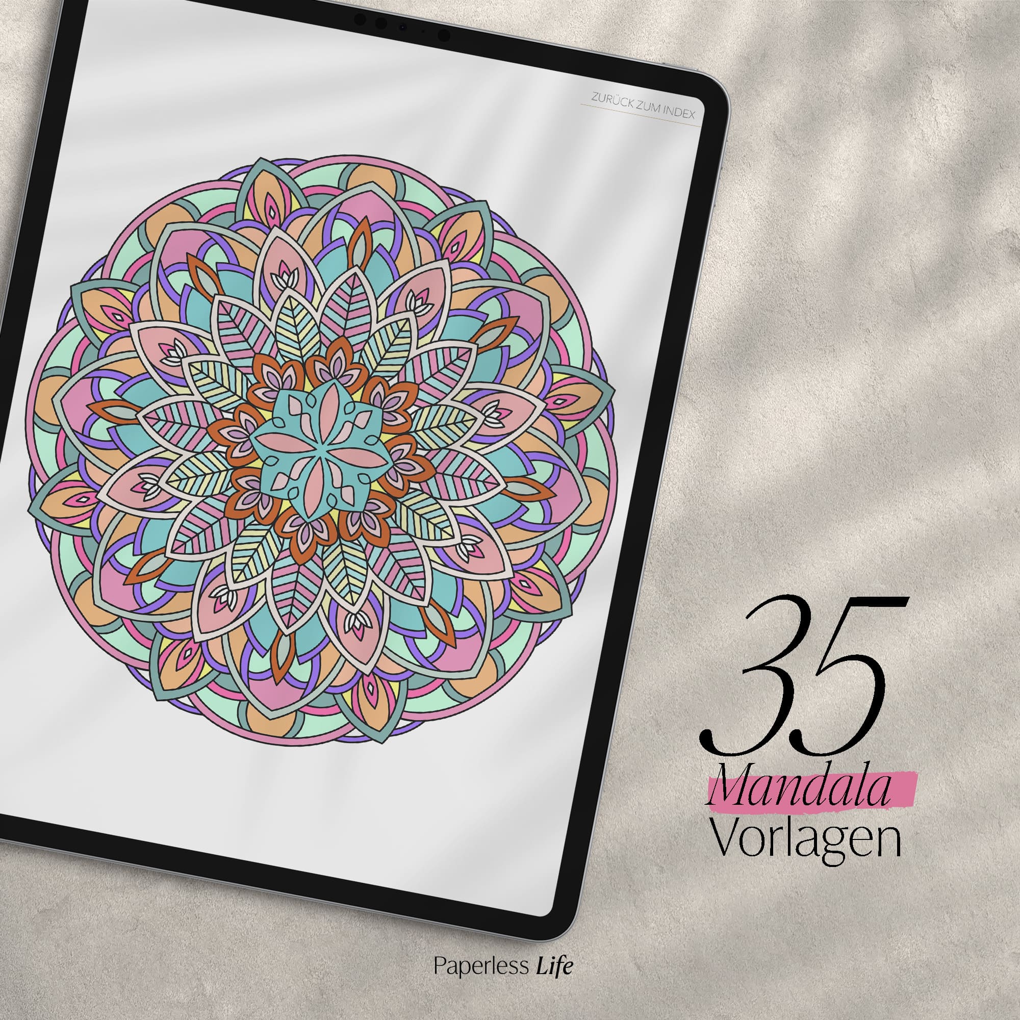 Digitales Malbuch - Mandala - Image 2