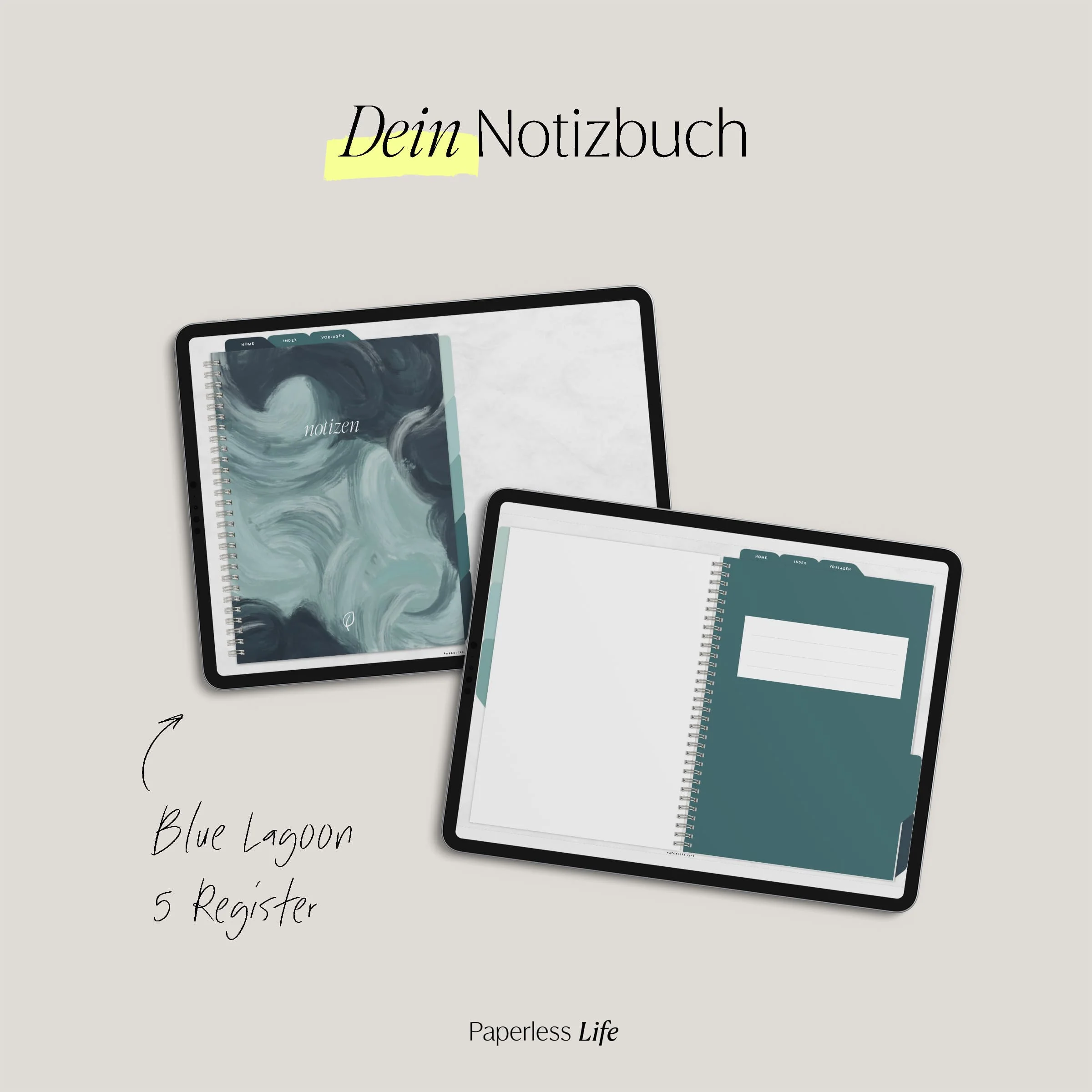 Digitales Notizbuch "Endlich Papierlos" - 5 Reiter - Image 10