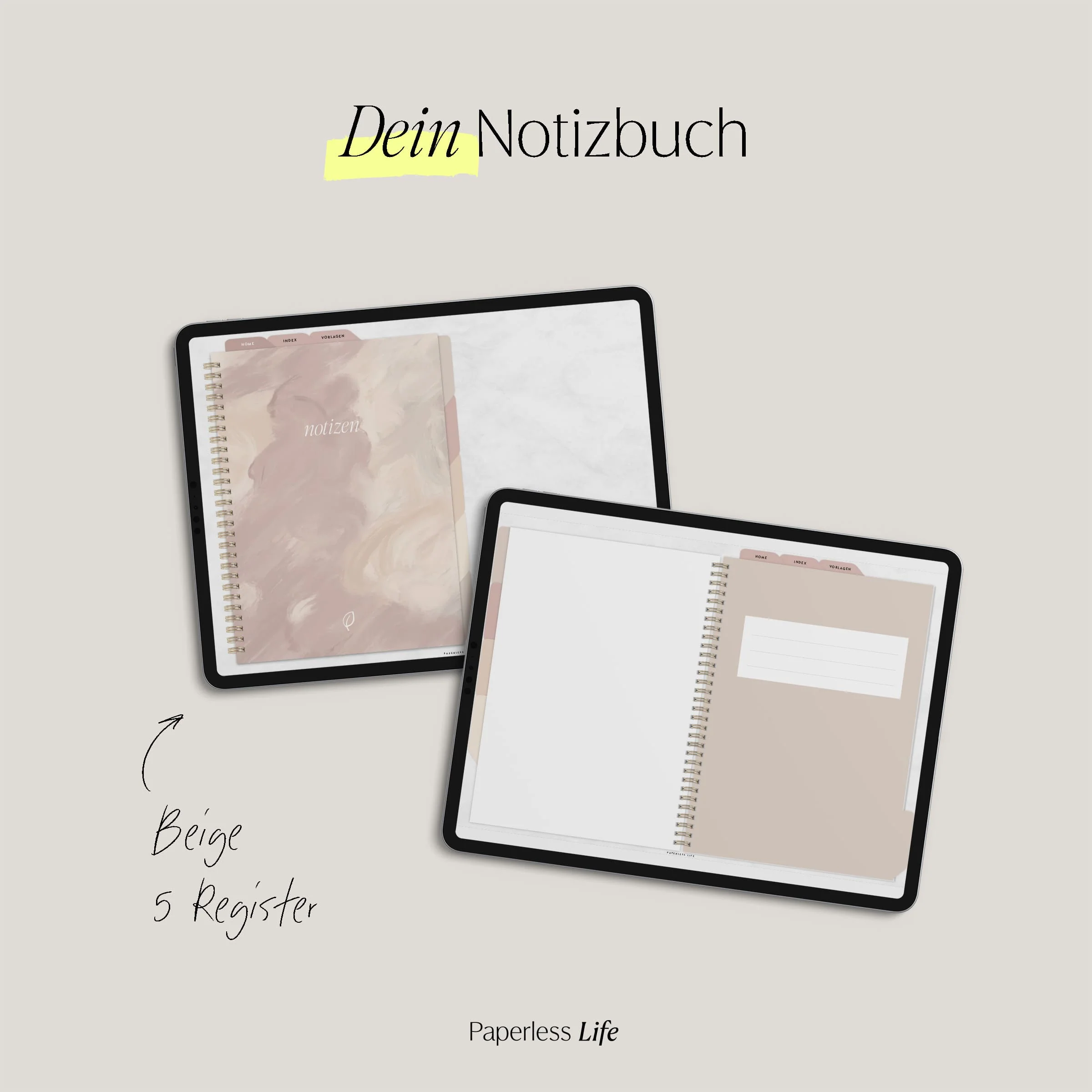 Digitales Notizbuch "Endlich Papierlos" - 5 Reiter - Image 11