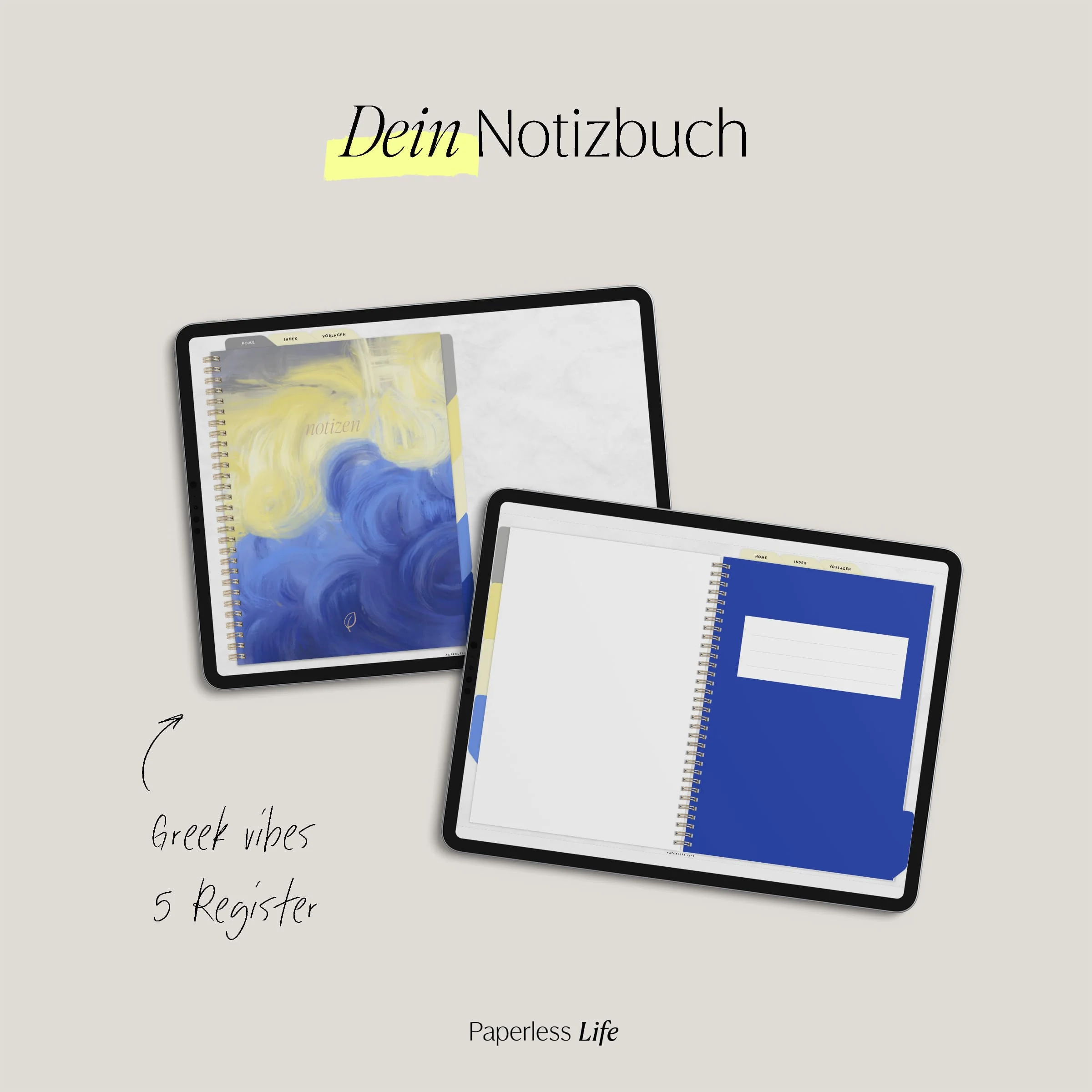Digitales Notizbuch "Endlich Papierlos" - 5 Reiter - Image 12