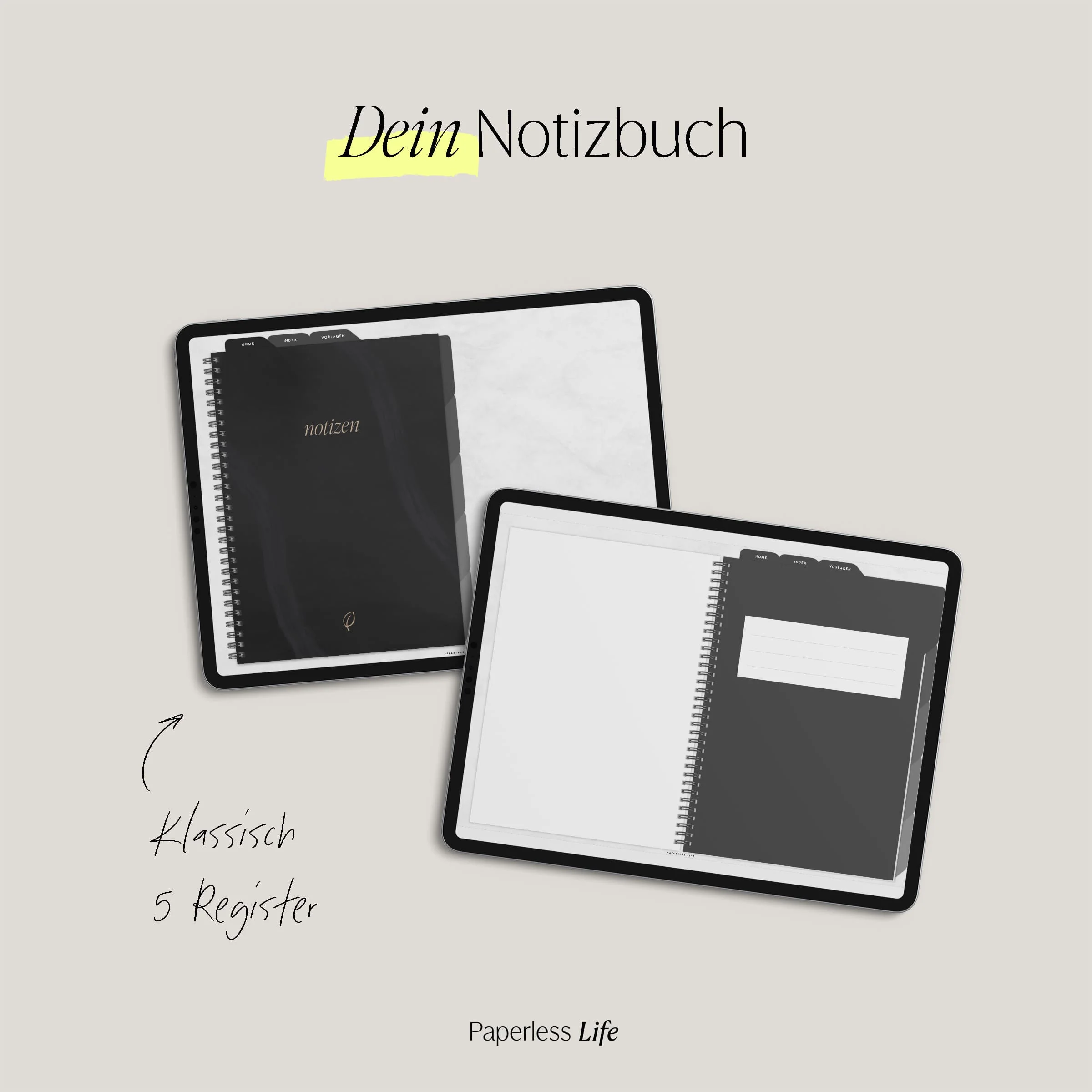 Digitales Notizbuch "Endlich Papierlos" - 5 Reiter - Image 13