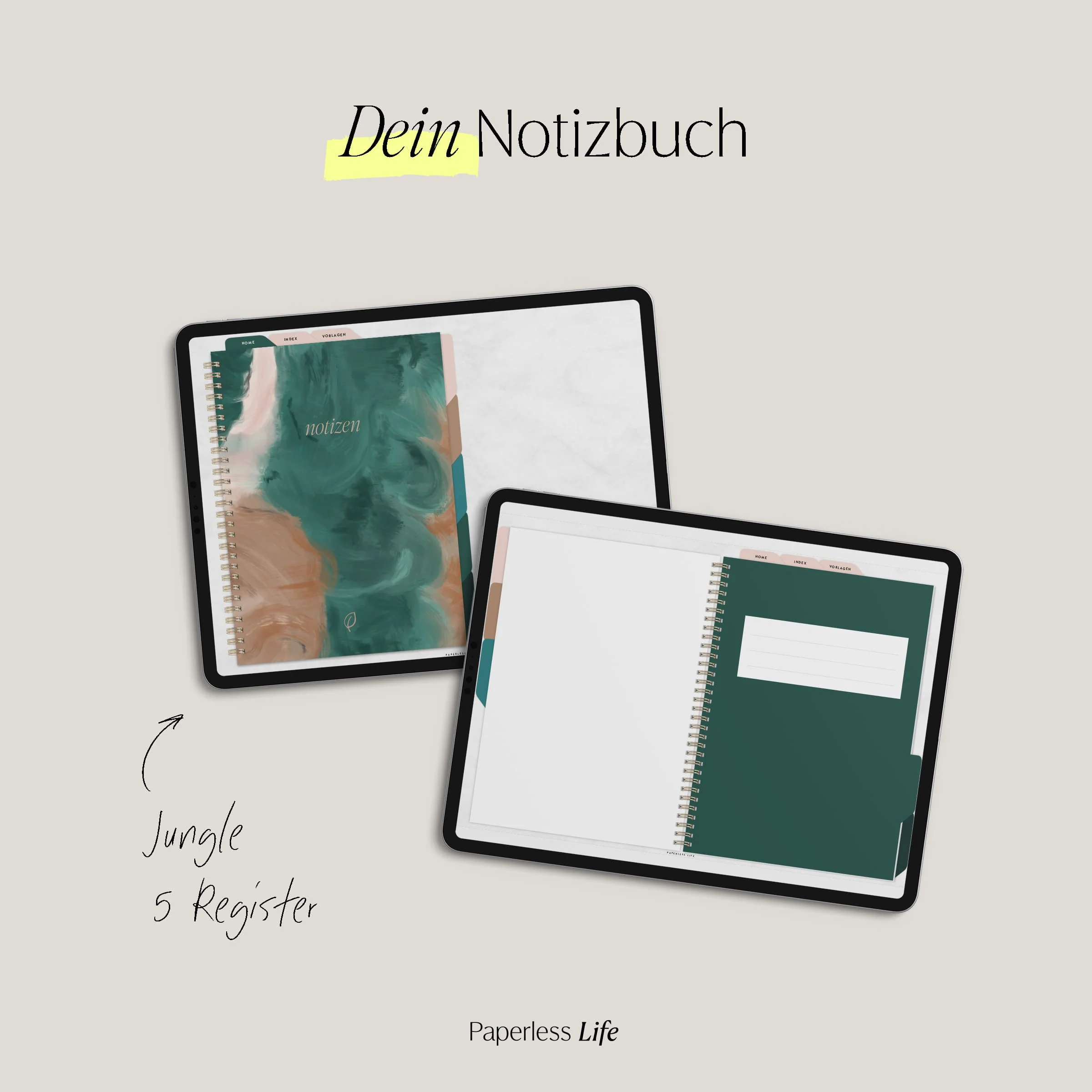 Digitales Notizbuch "Endlich Papierlos" - 5 Reiter - Image 7