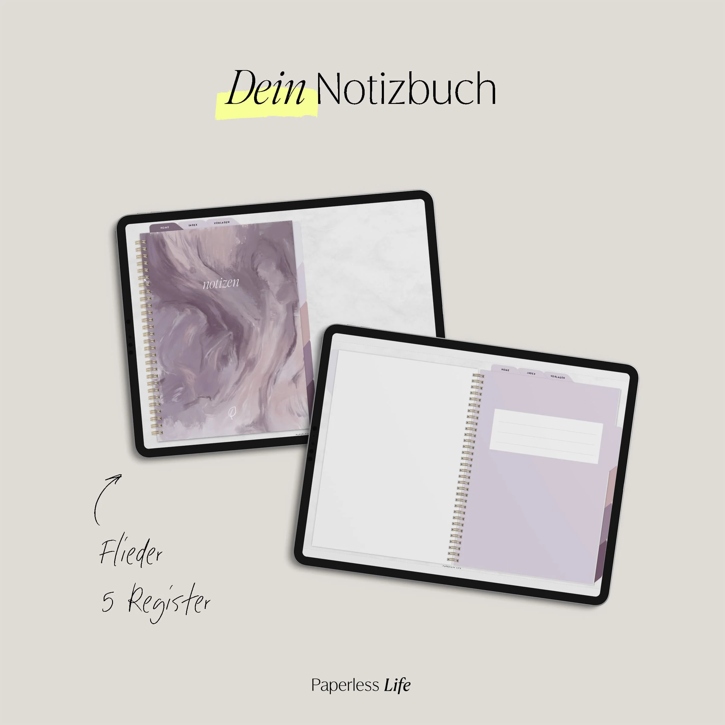 Digitales Notizbuch "Endlich Papierlos" - 5 Reiter - Image 8