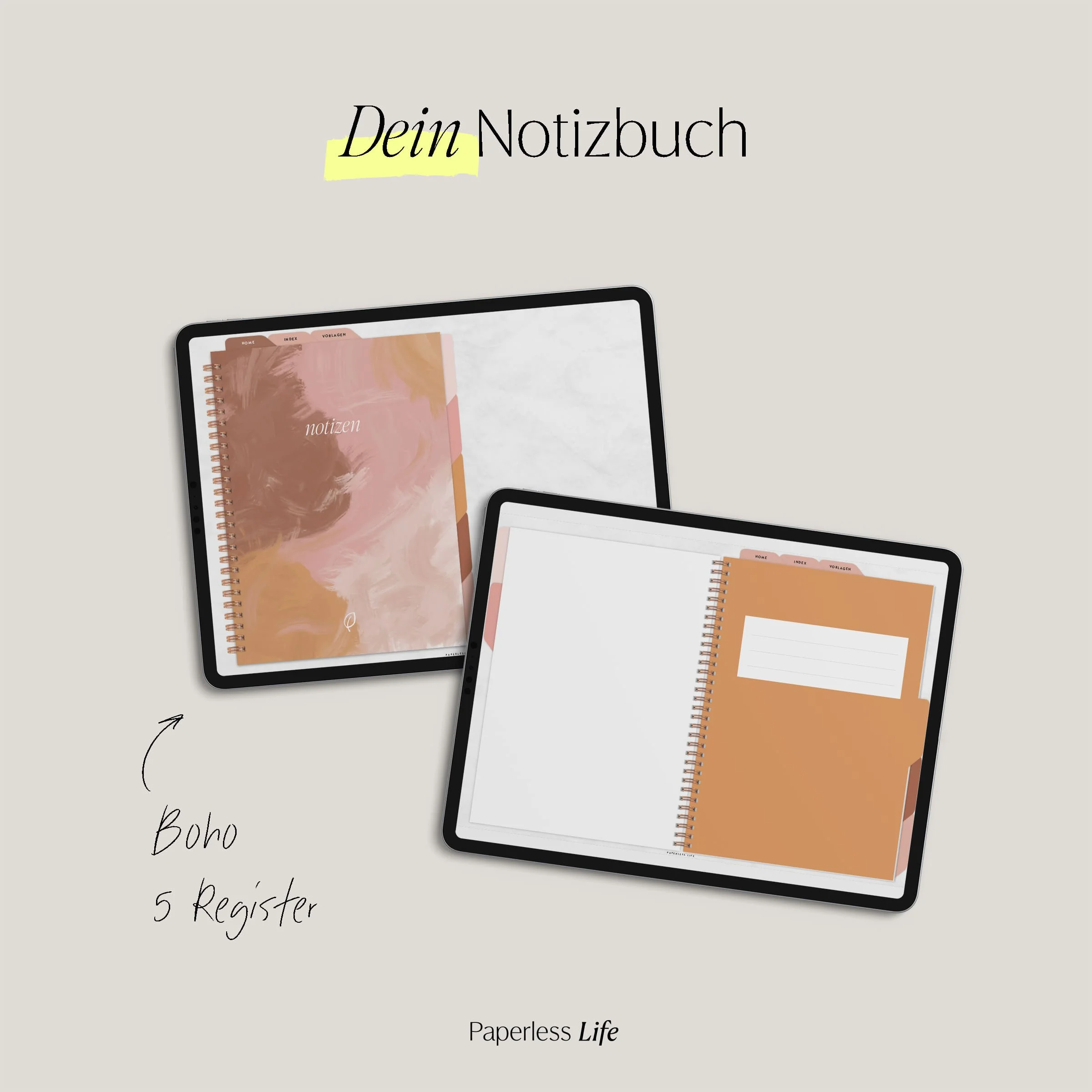 Digitales Notizbuch "Endlich Papierlos" - 5 Reiter - Image 9