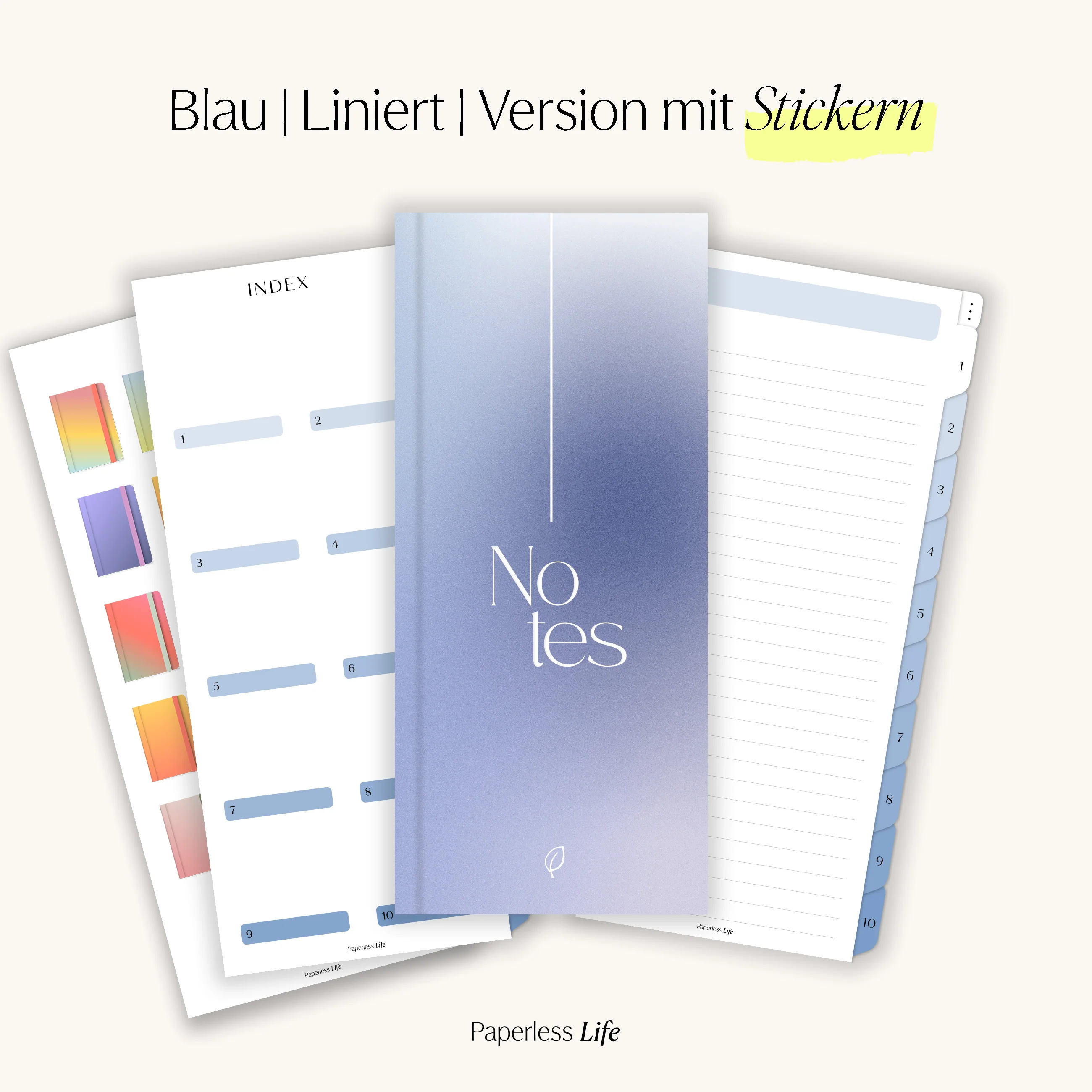 Digitales Notizbuch für den Split View | Optimiert für Goodnotes - Image 18