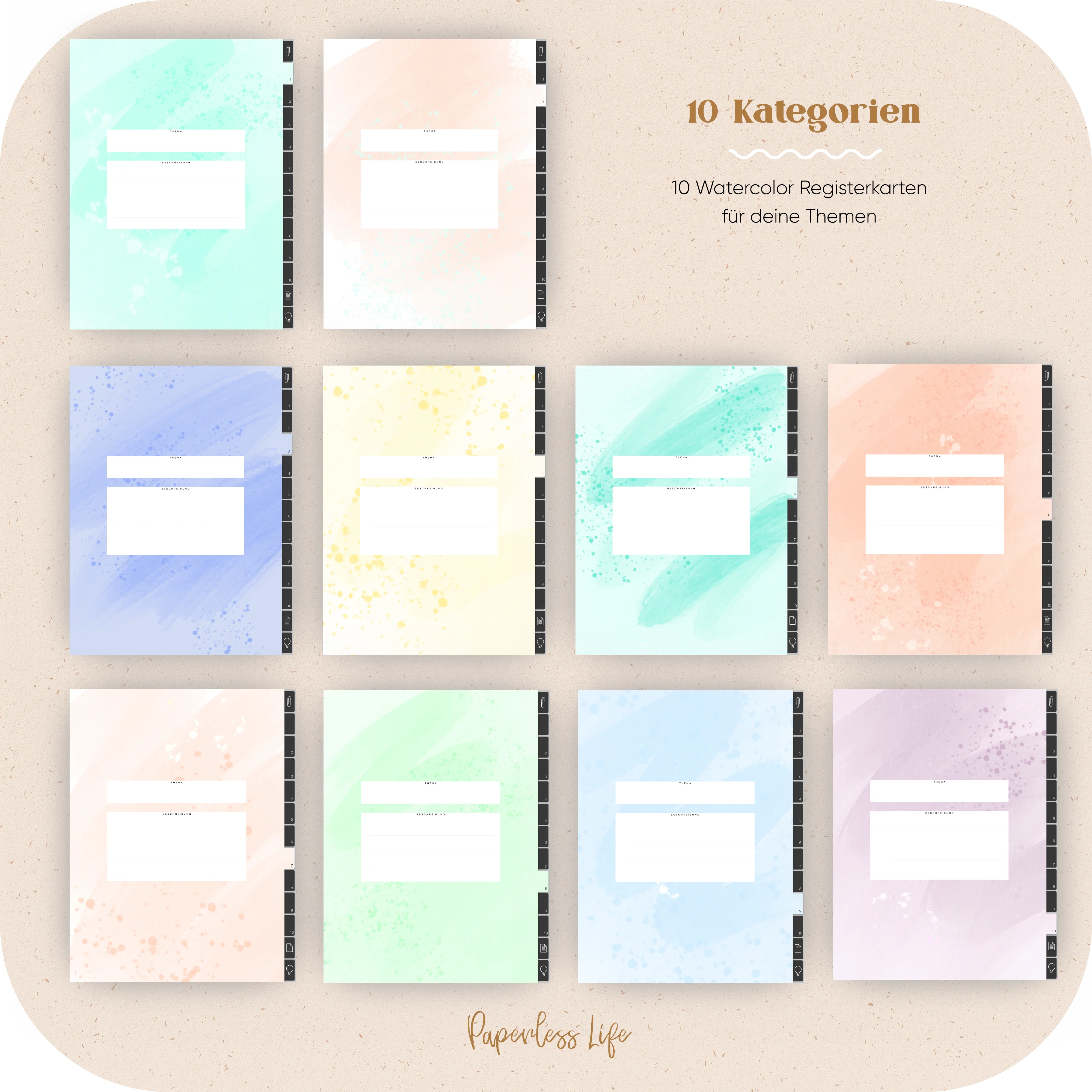 Notizbuch 10 Register - Sommer Edition - Image 4