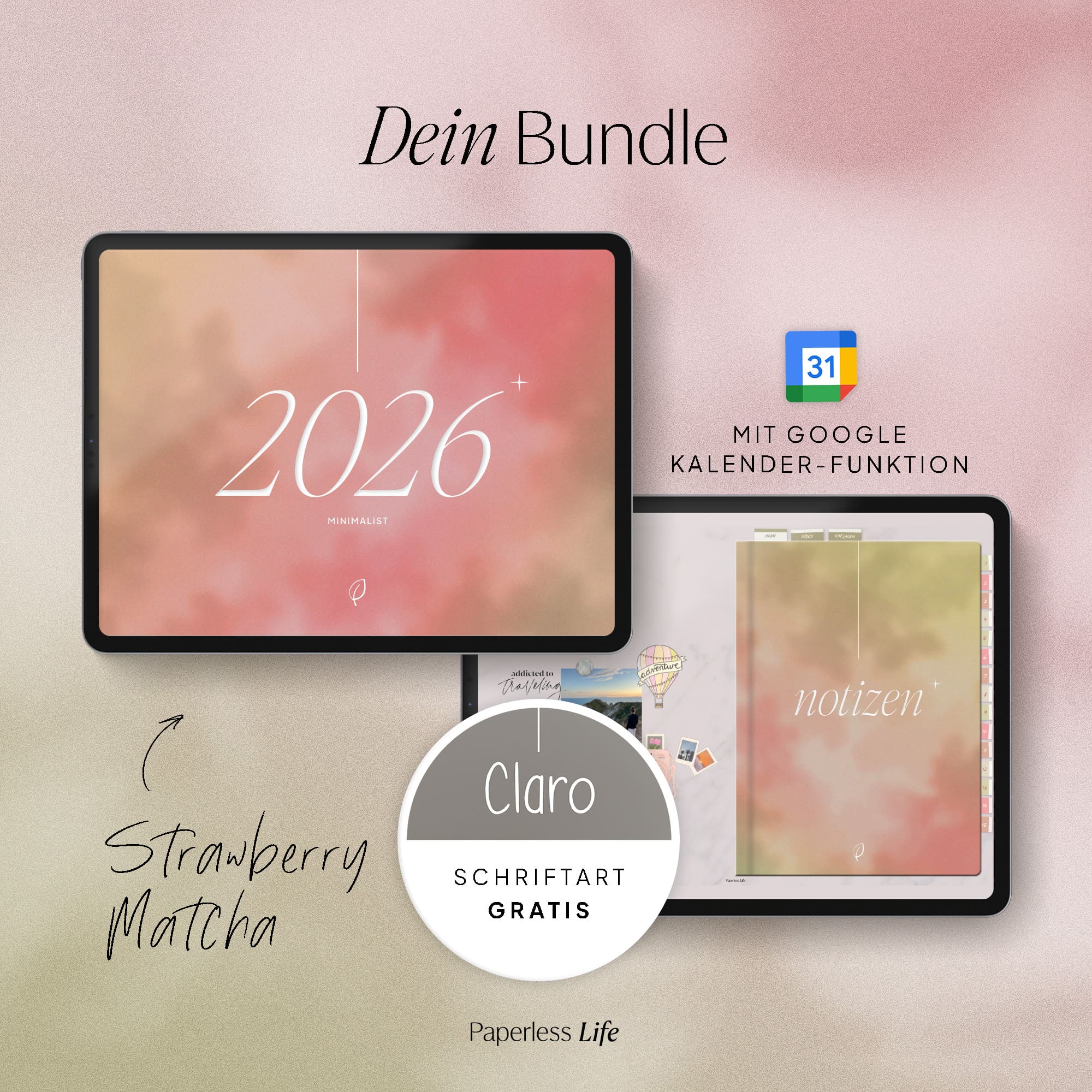 Digitales Starter-Bundle 2026 | Minimalist - Image 23