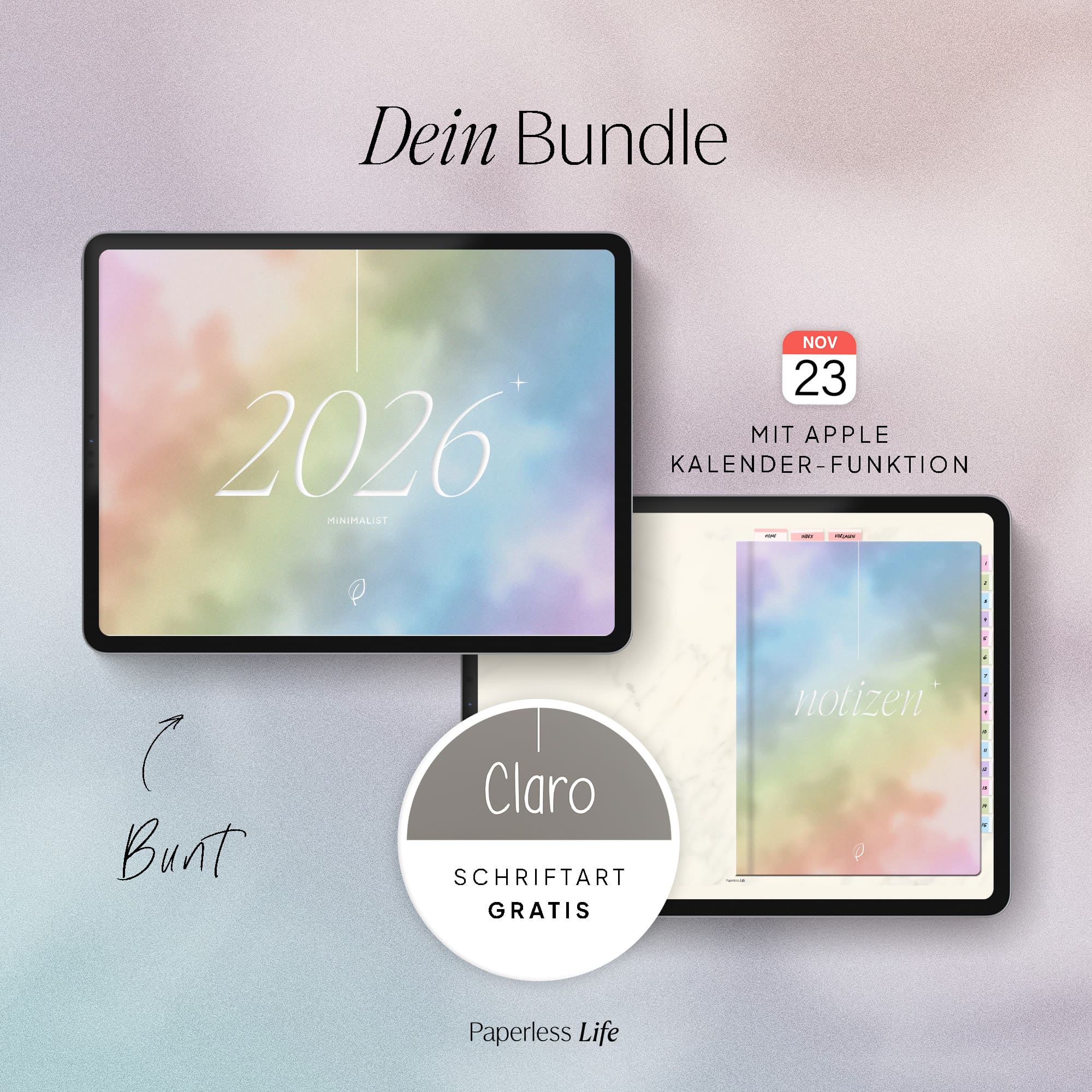 Digitales Starter-Bundle 2026 | Minimalist - Image 50