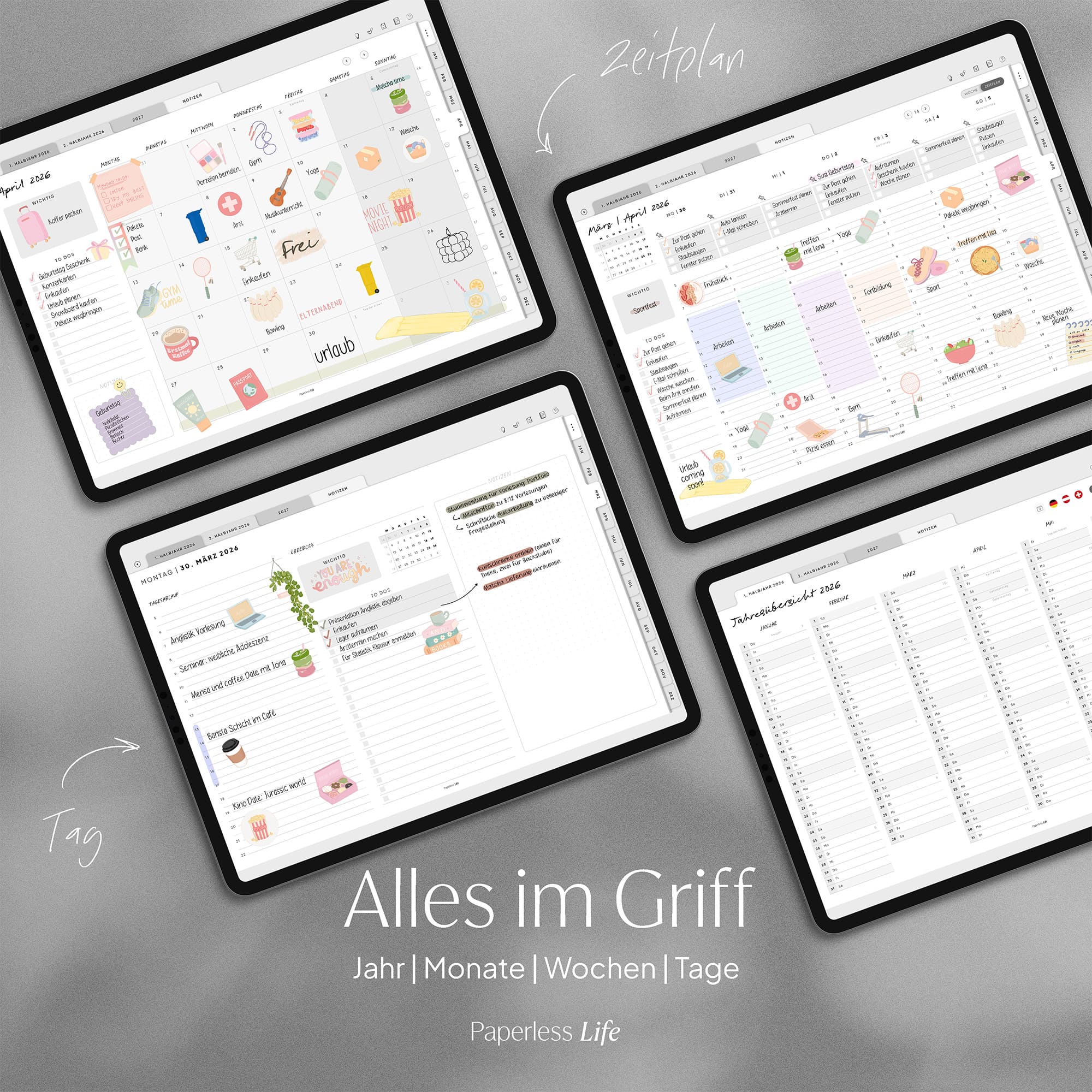Digitales Starter-Bundle 2026 | Minimalist - Image 54