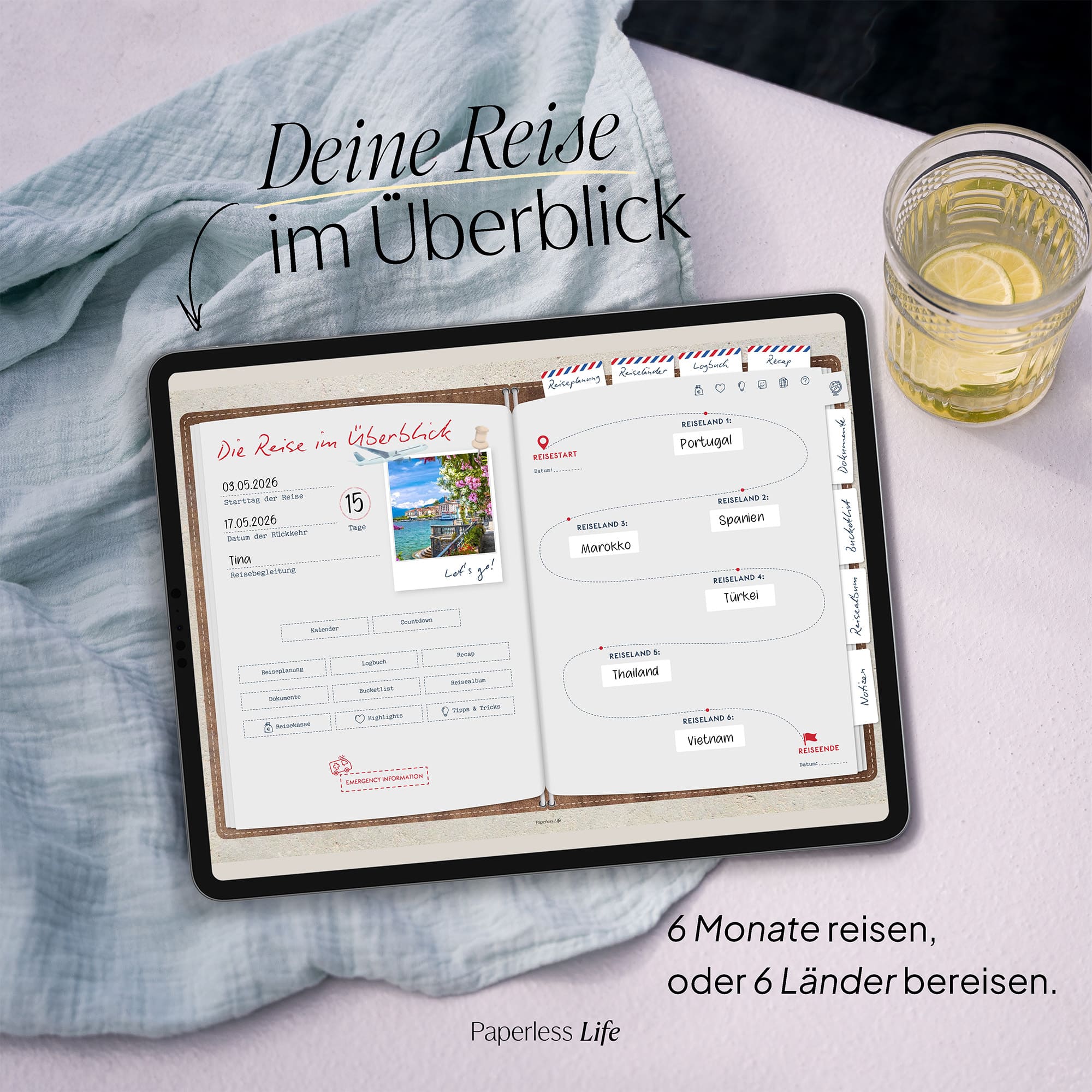 Das Weltreisetagebuch | Für 6 Monate oder 365 Tage - Image 10