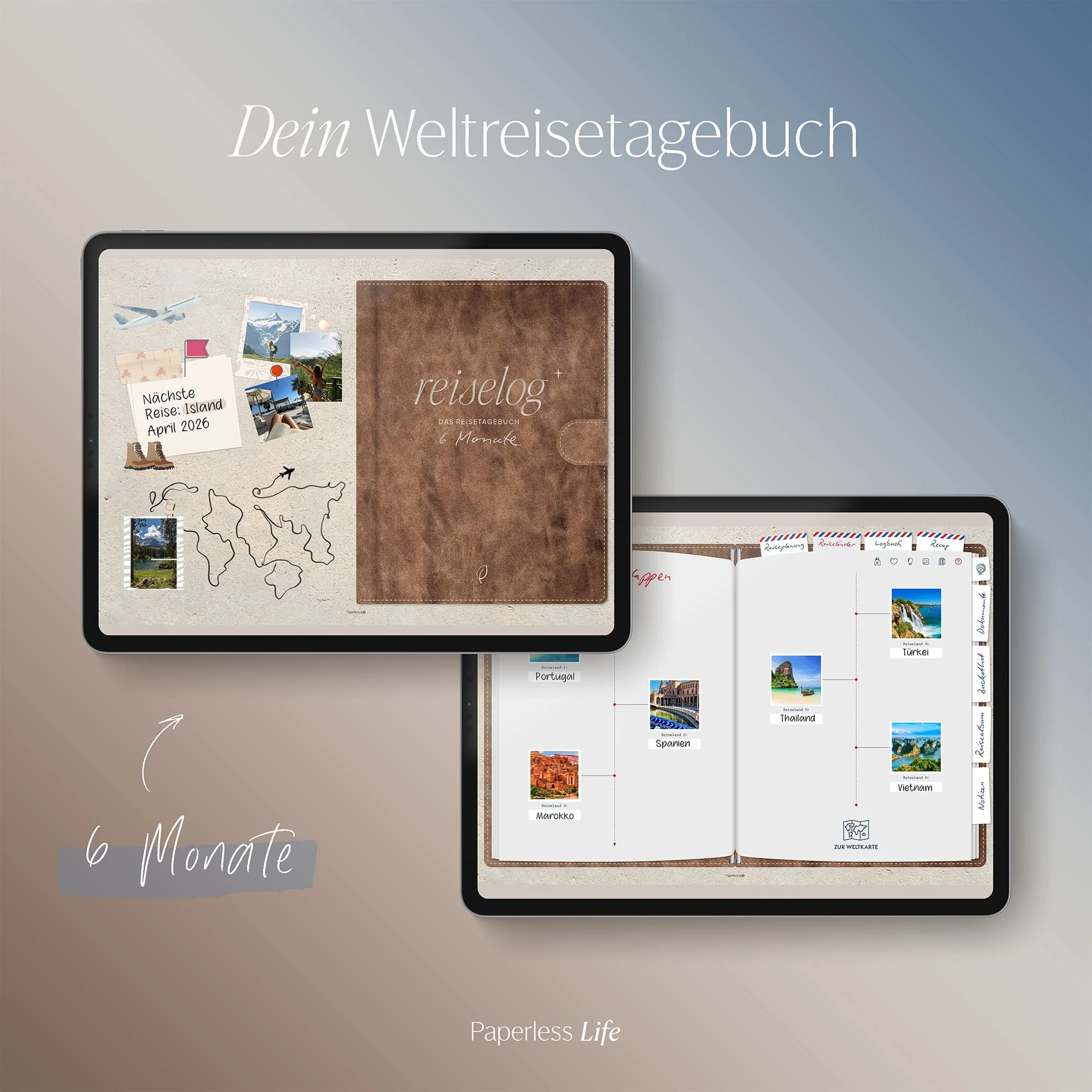Das Weltreisetagebuch | Für 6 Monate oder 365 Tage - Image 2