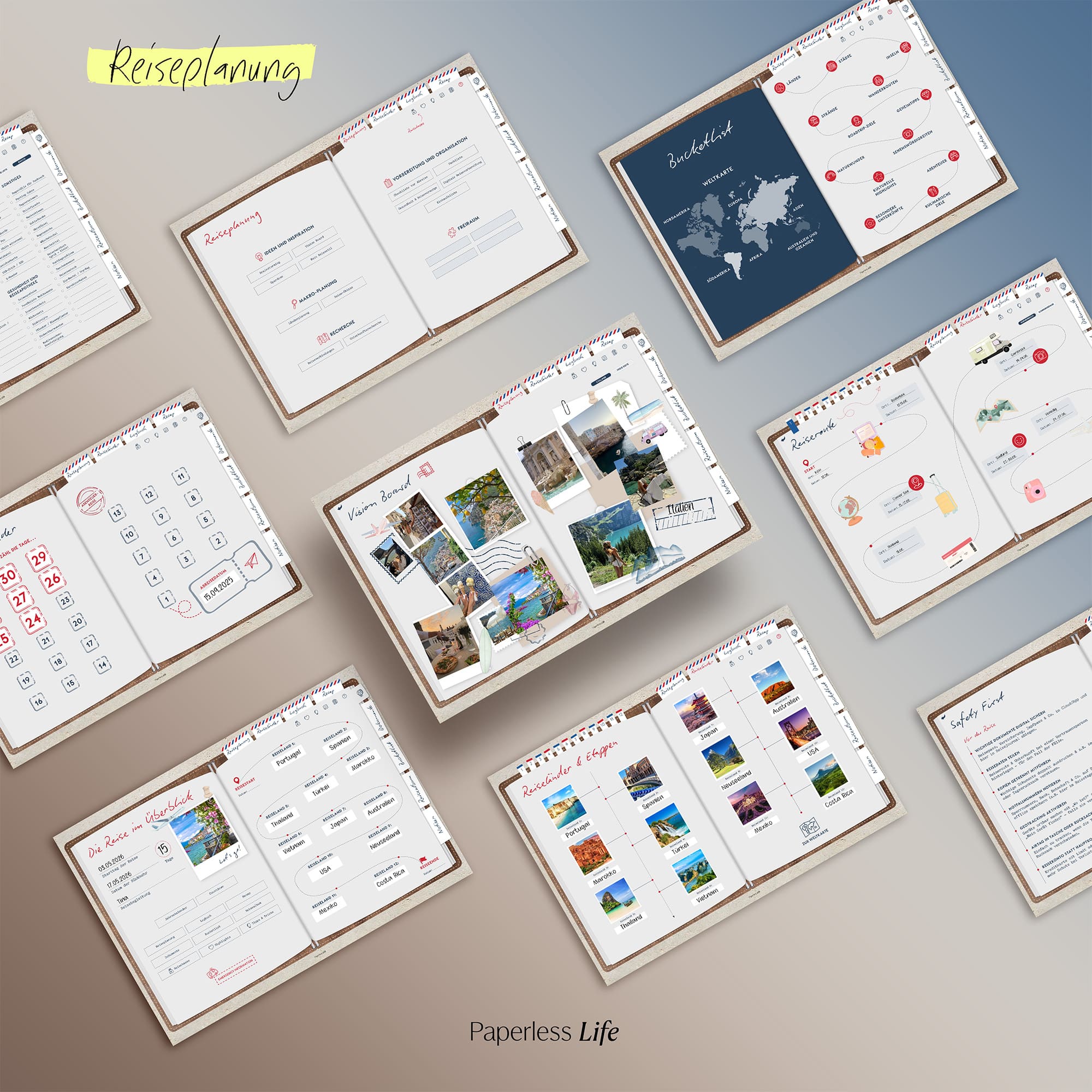 Das Weltreisetagebuch | Für 6 Monate oder 365 Tage - Image 20