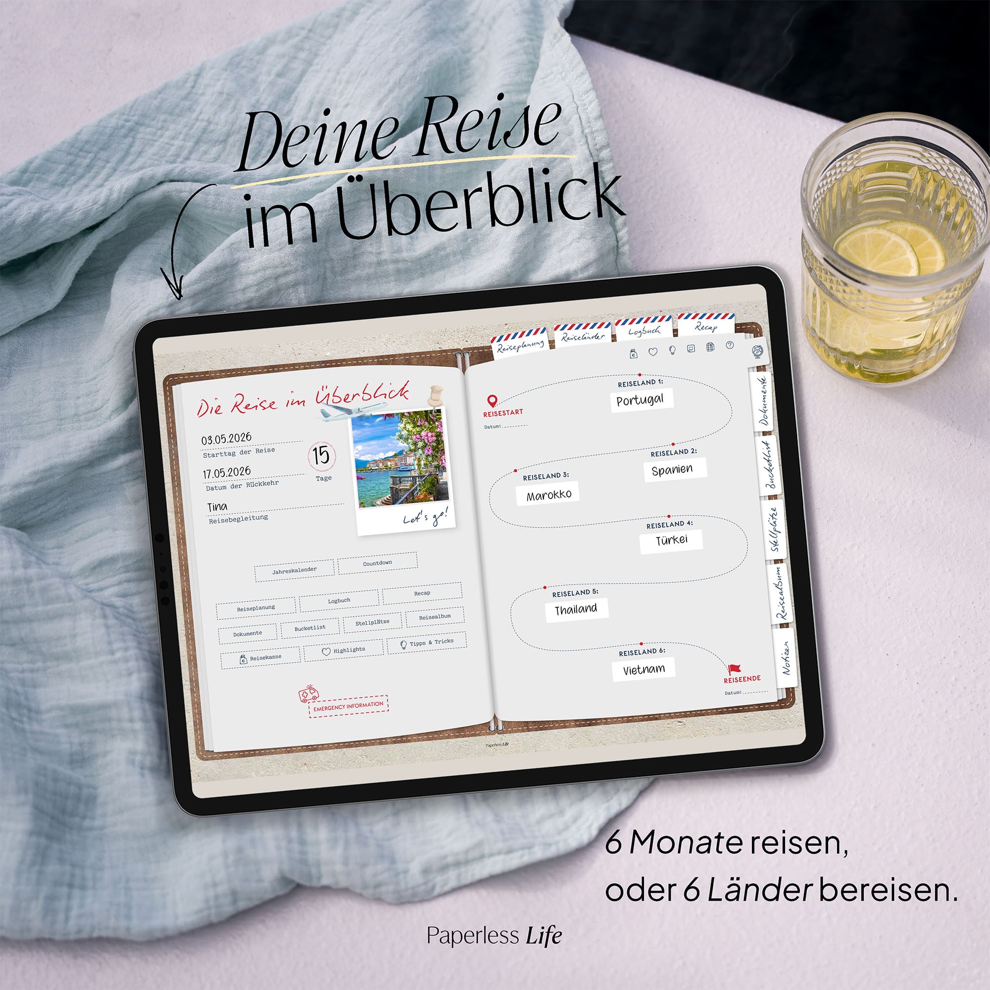 Das Weltreisetagebuch | Für 6 Monate oder 365 Tage - Image 40