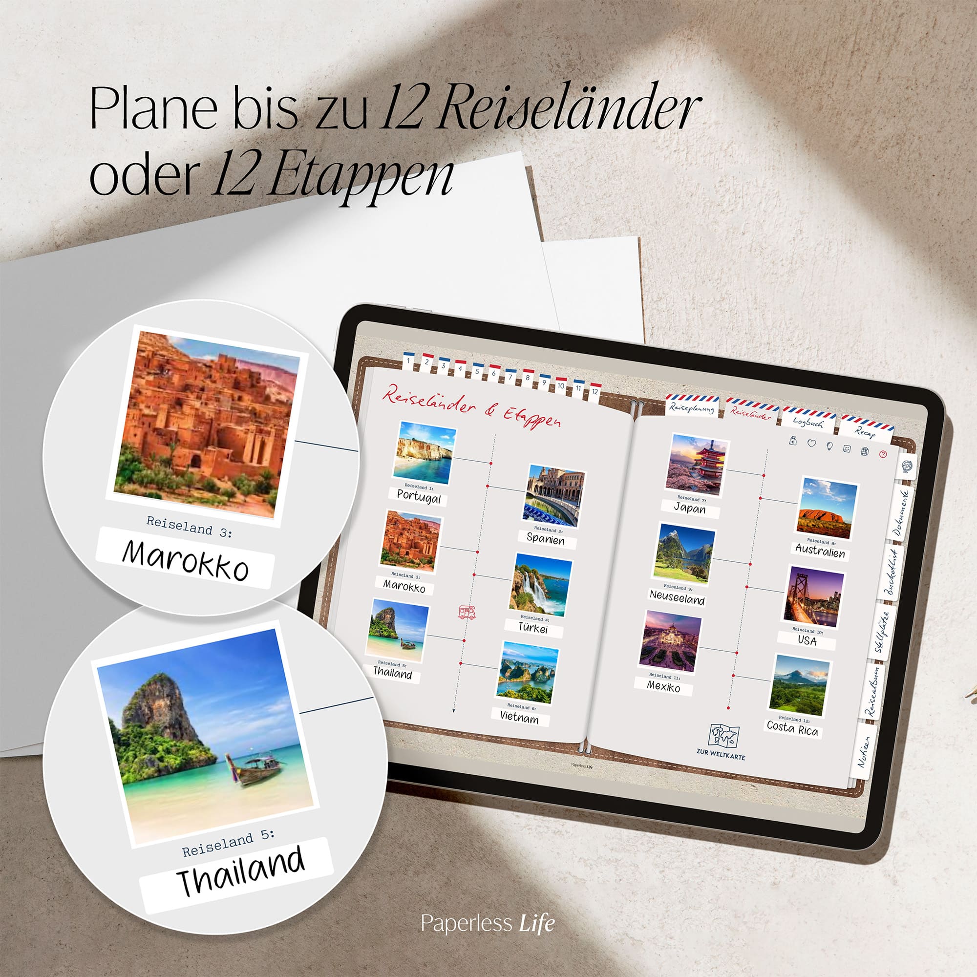 Das Weltreisetagebuch | Für 6 Monate oder 365 Tage - Image 53