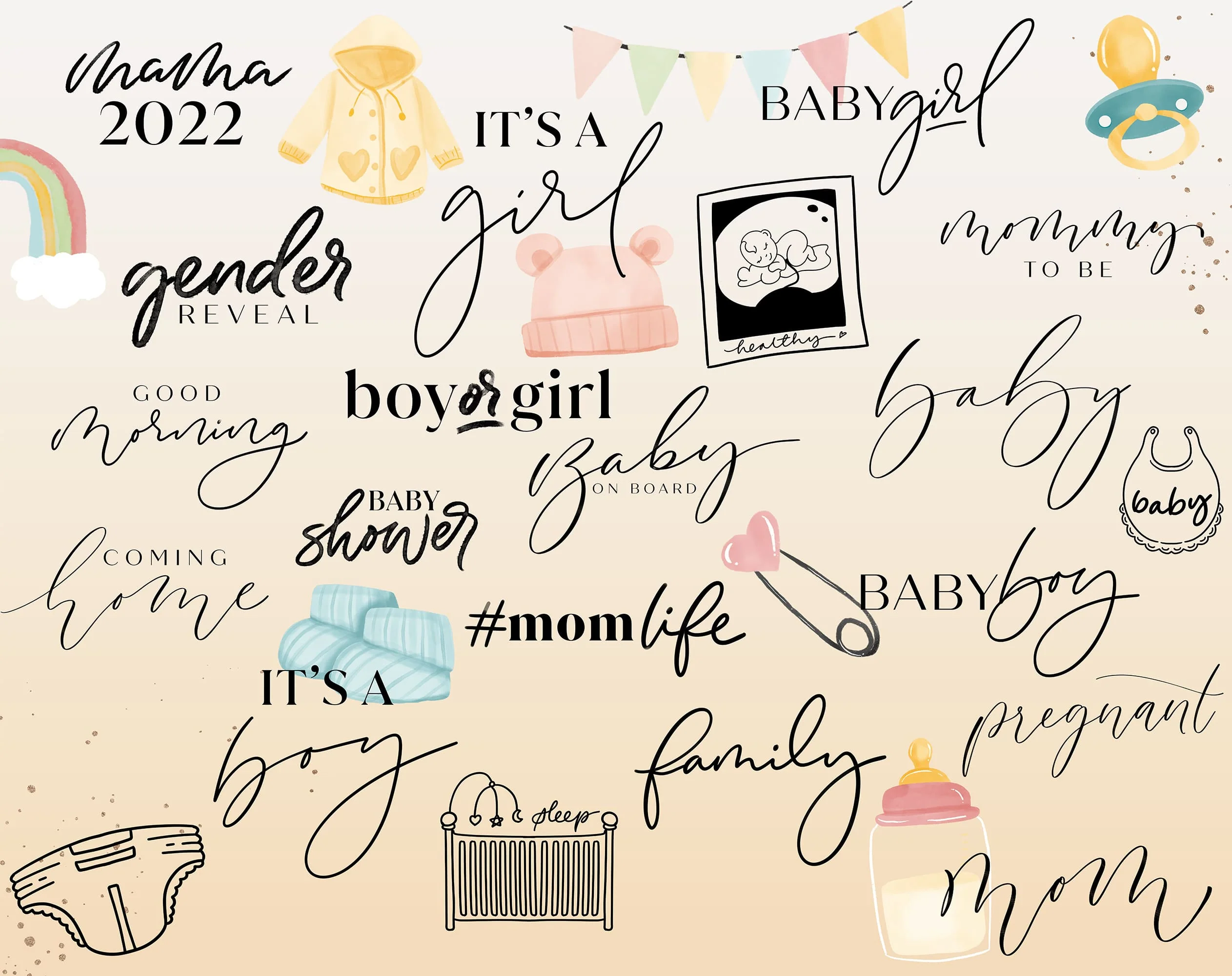 150+ Instagram Story Sticker - 🍼 Baby & Schwangerschaft - Image 4