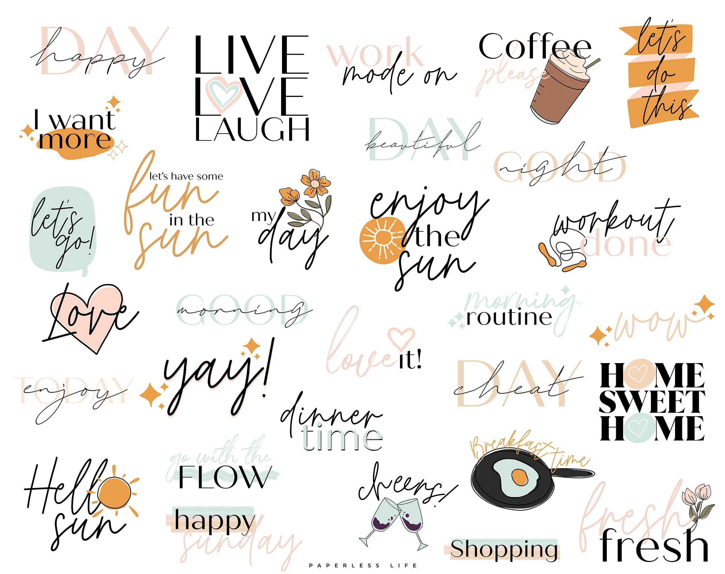 170+ Instagram Story Sticker - ☀️ Basic Set 2 - Image 2