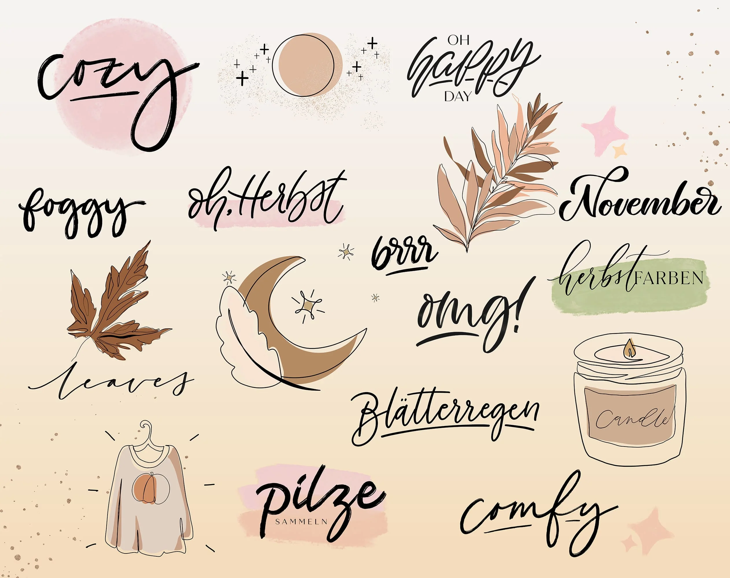 150+ Instagram Story Sticker - 🍂 Herbst II - Image 3