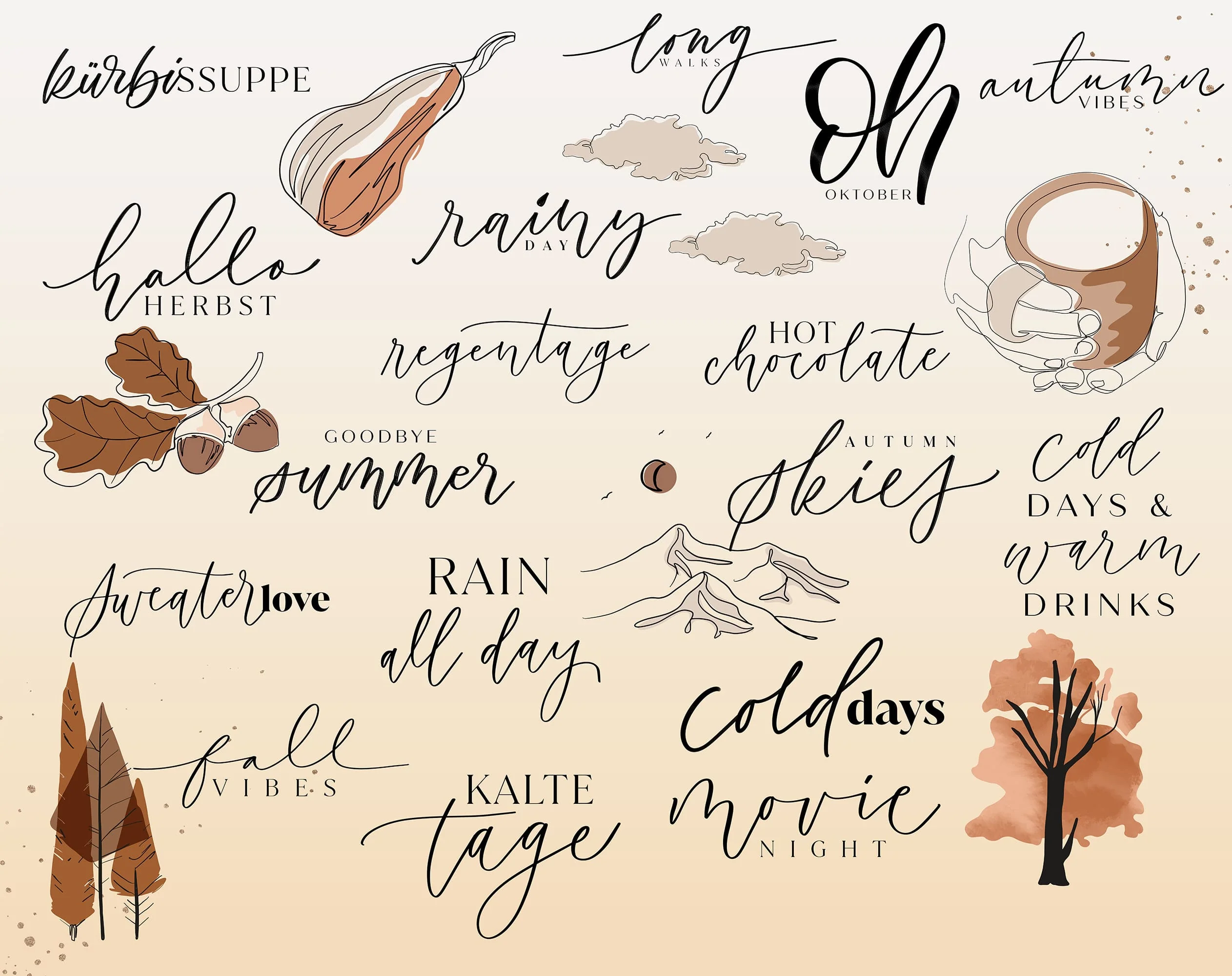 150+ Instagram Story Sticker - 🍂 Herbst II - Image 4
